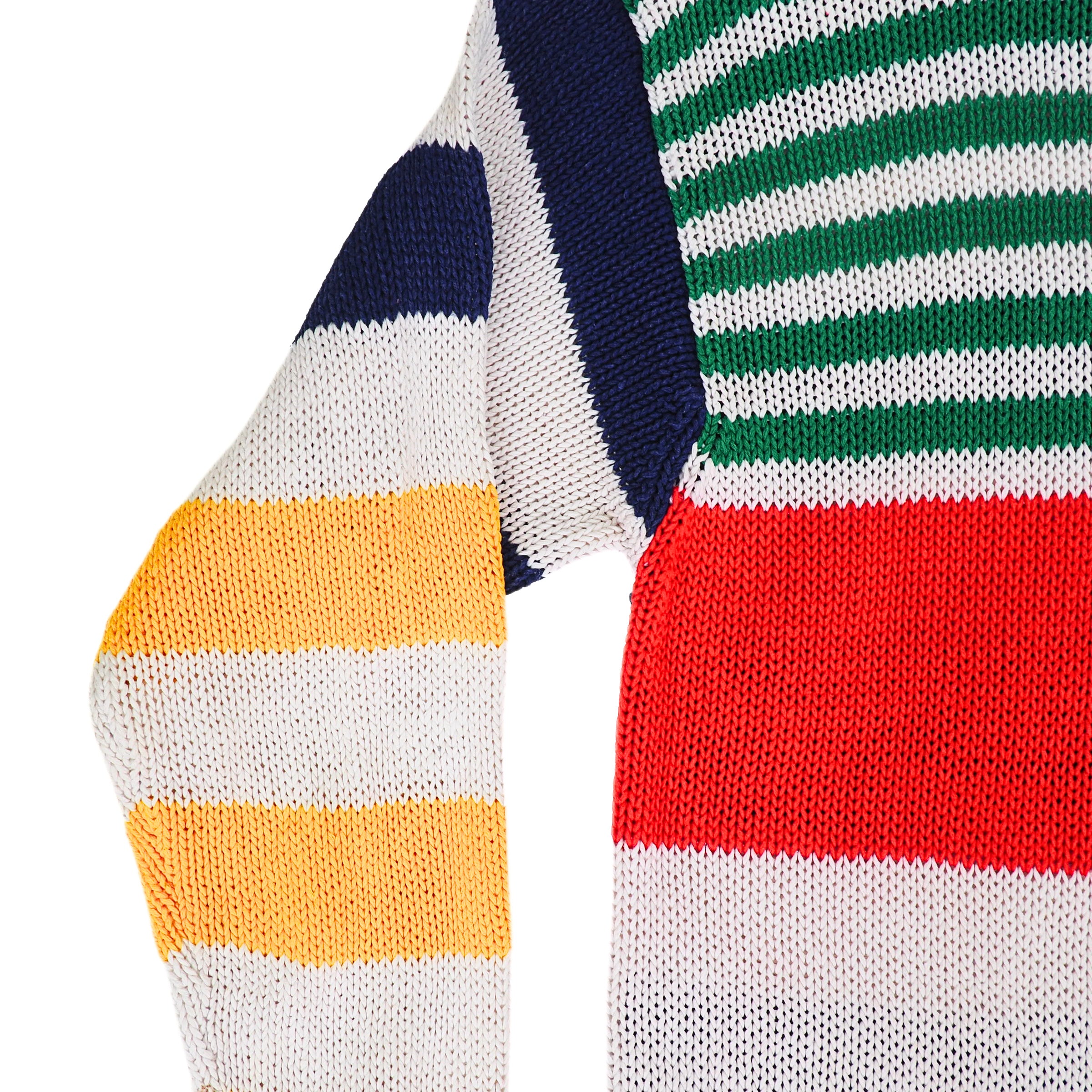 Marsh Landing Striped Knitted Sweater Nautical Preppy Vintage 90s Small