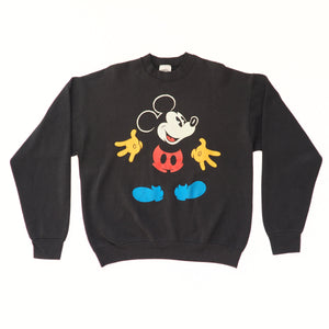 Mickey & Co. Vintage Mickey Mouse Crewneck Sweater Mens Large