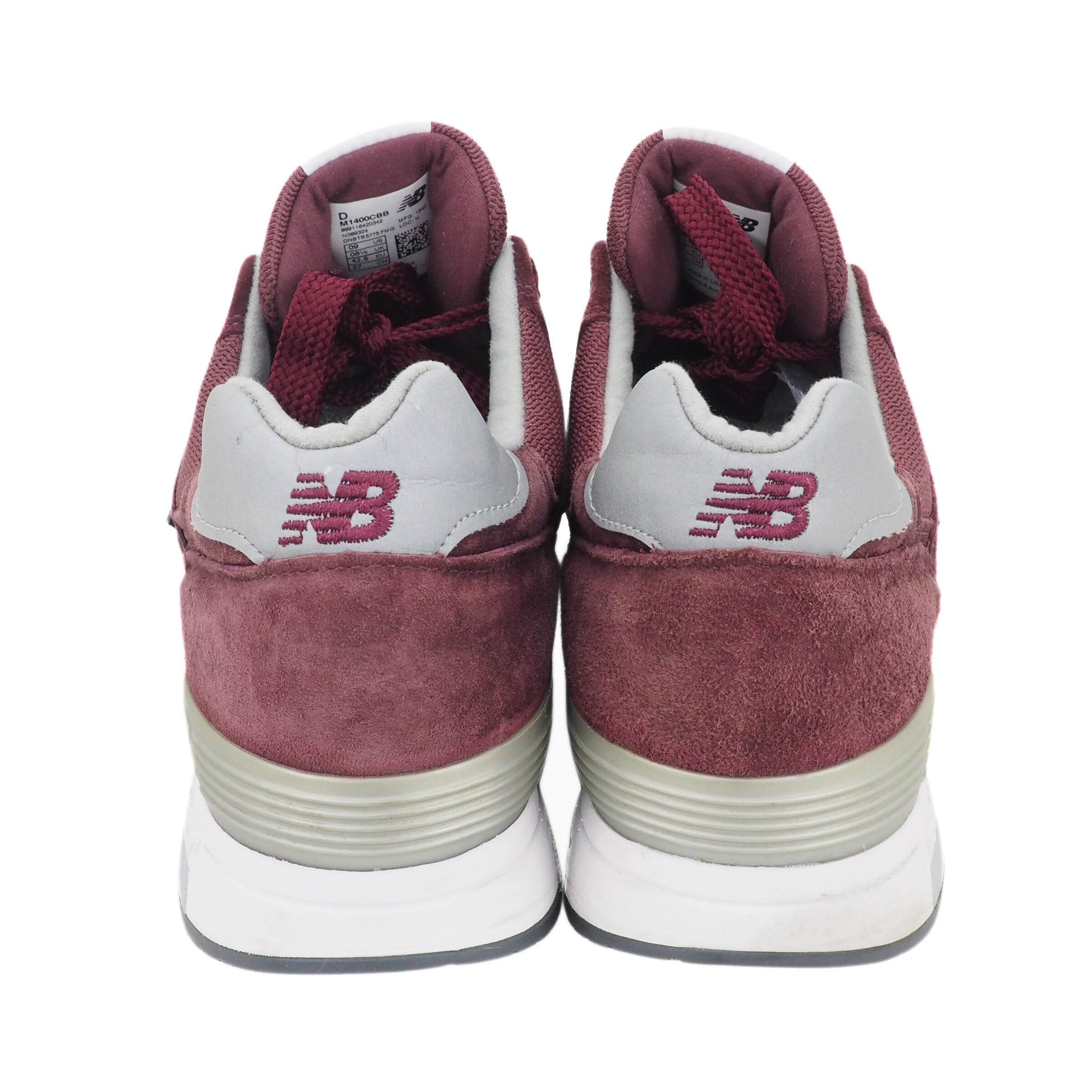 New Balance 1400 Made in USA M1400CBB Burgundy Mens US 9