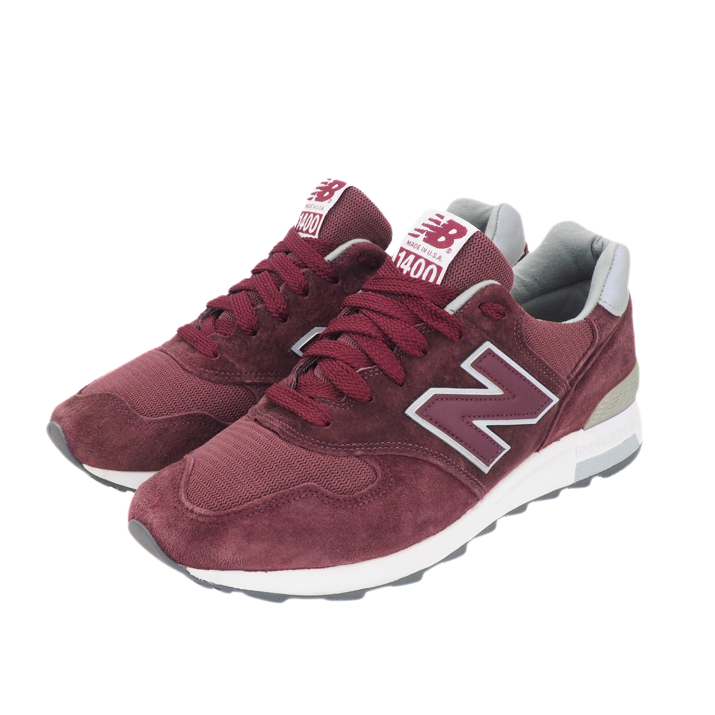 New Balance 1400 Made in USA M1400CBB Burgundy Mens US 9