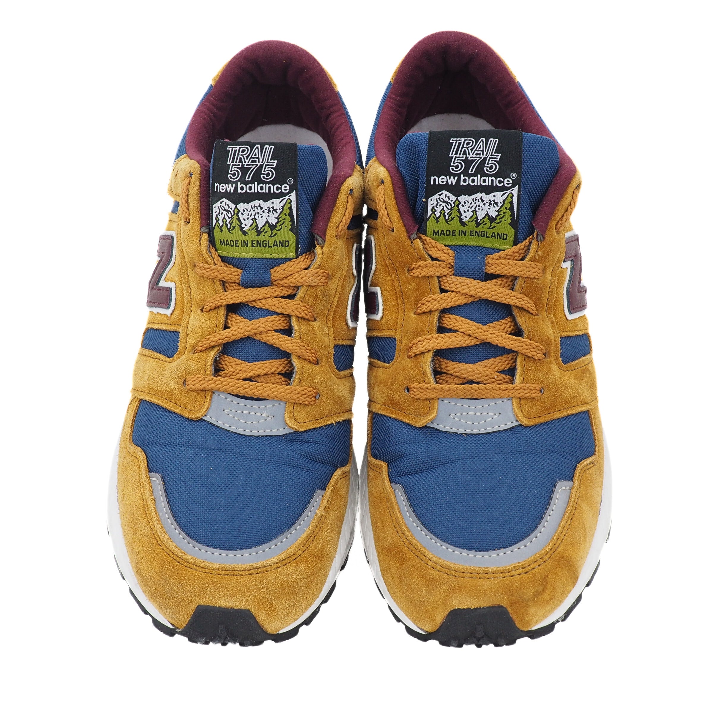 New Balance 575 Trail Made in England MTL575TB Tan Blue Mens US 10