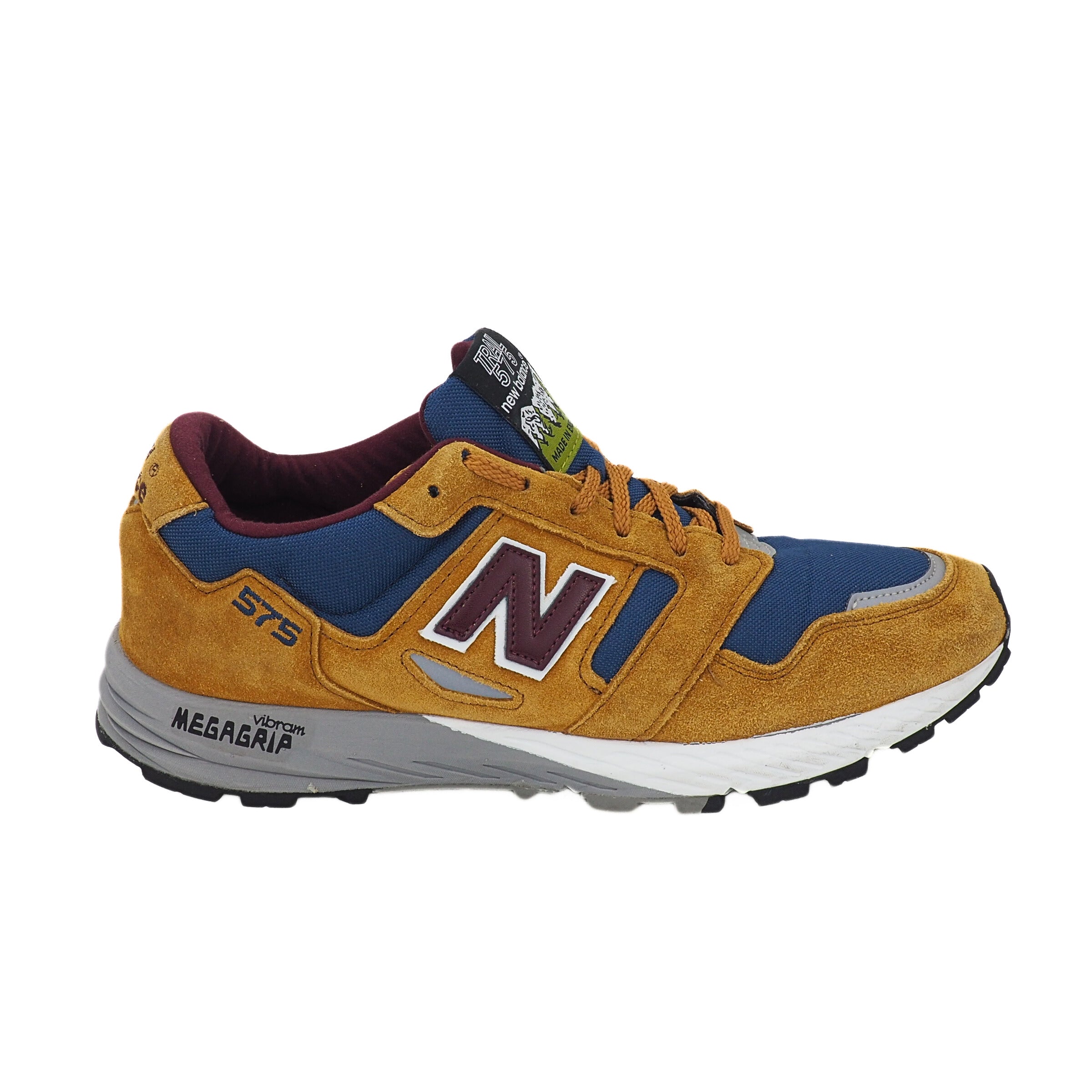 New Balance 575 Trail Made in England MTL575TB Tan Blue Mens US 10