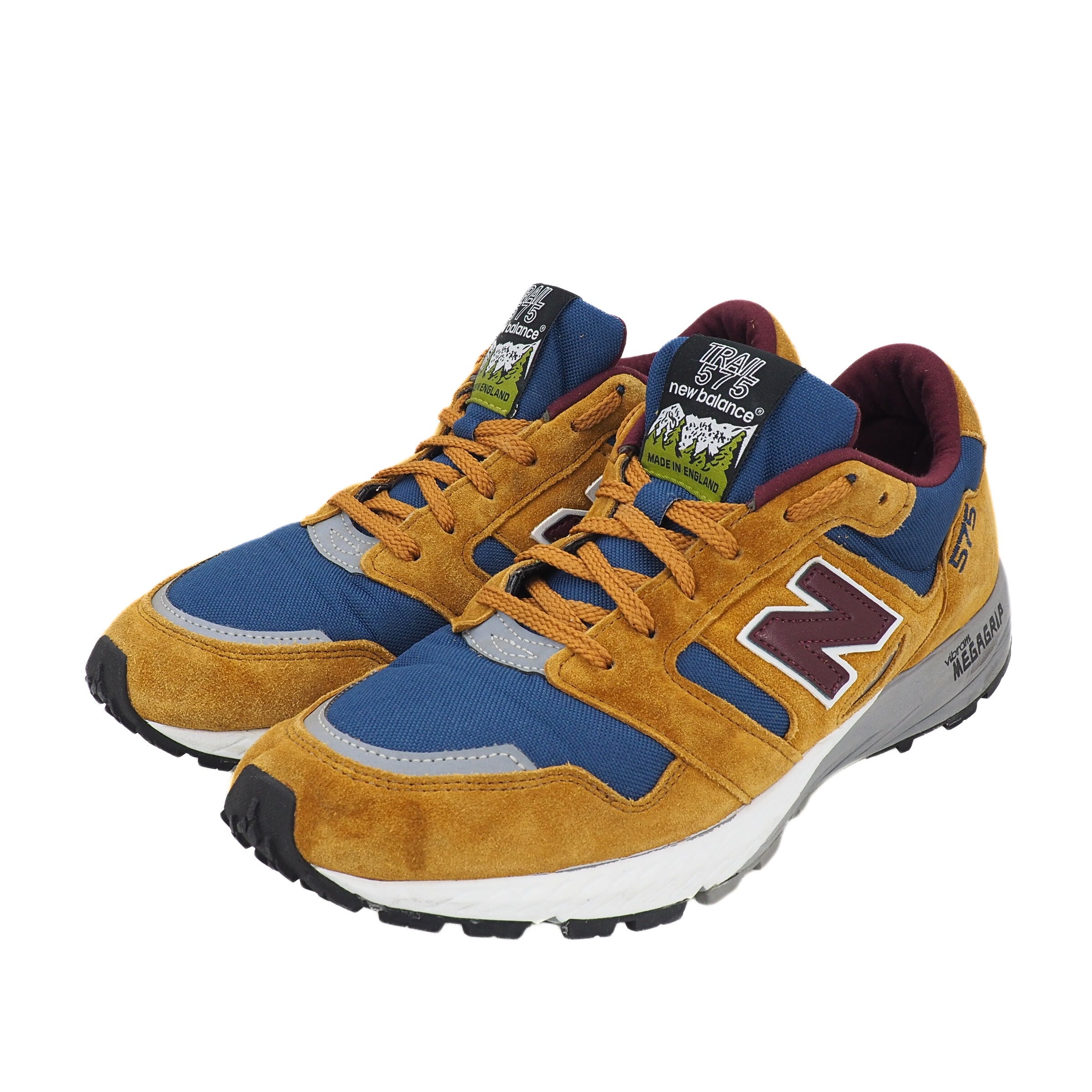 New Balance 575 Trail Made in England MTL575TB Tan Blue Mens US 10