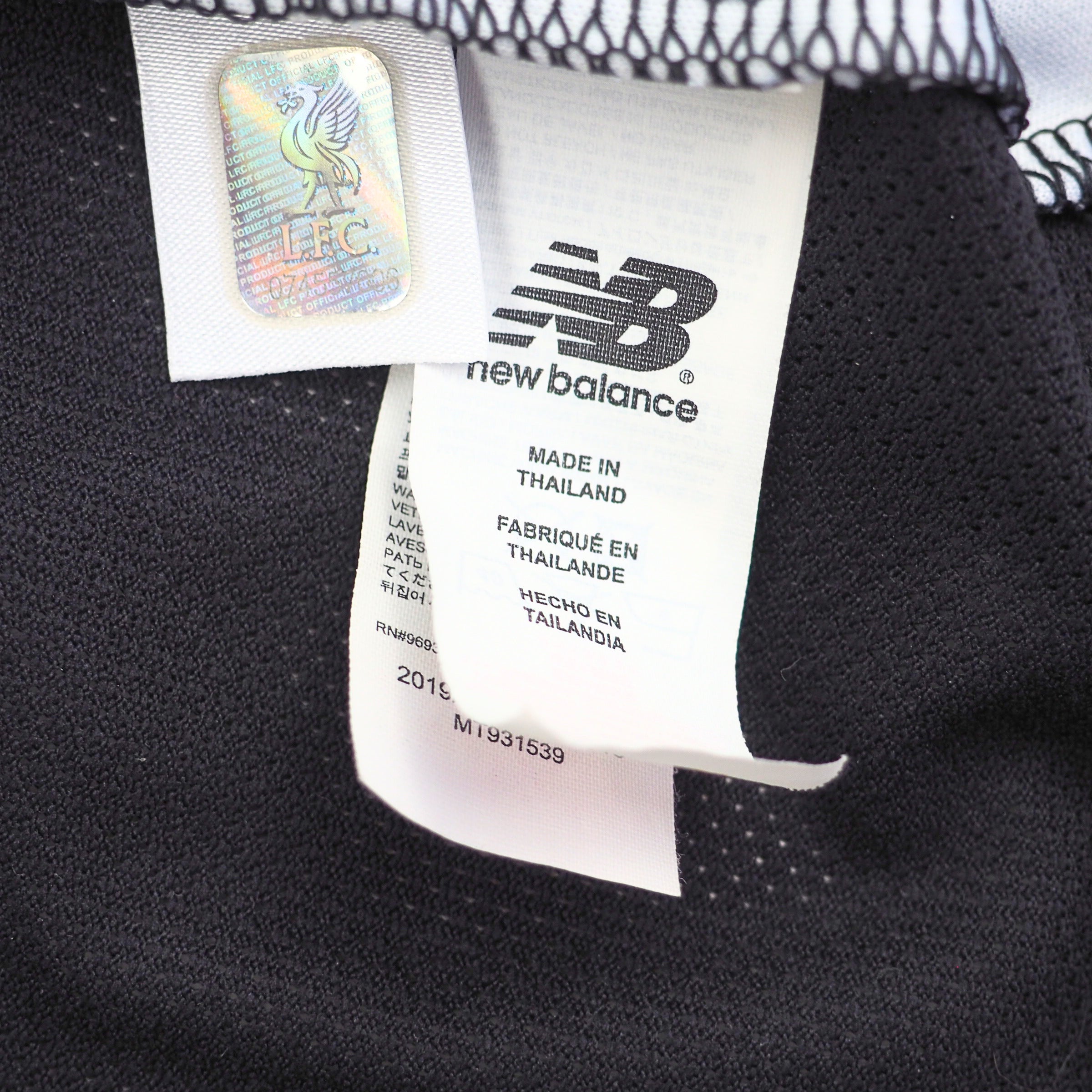 New Balance Limited Edition Liverpool FC Blackout Jersey 2019-20 Large