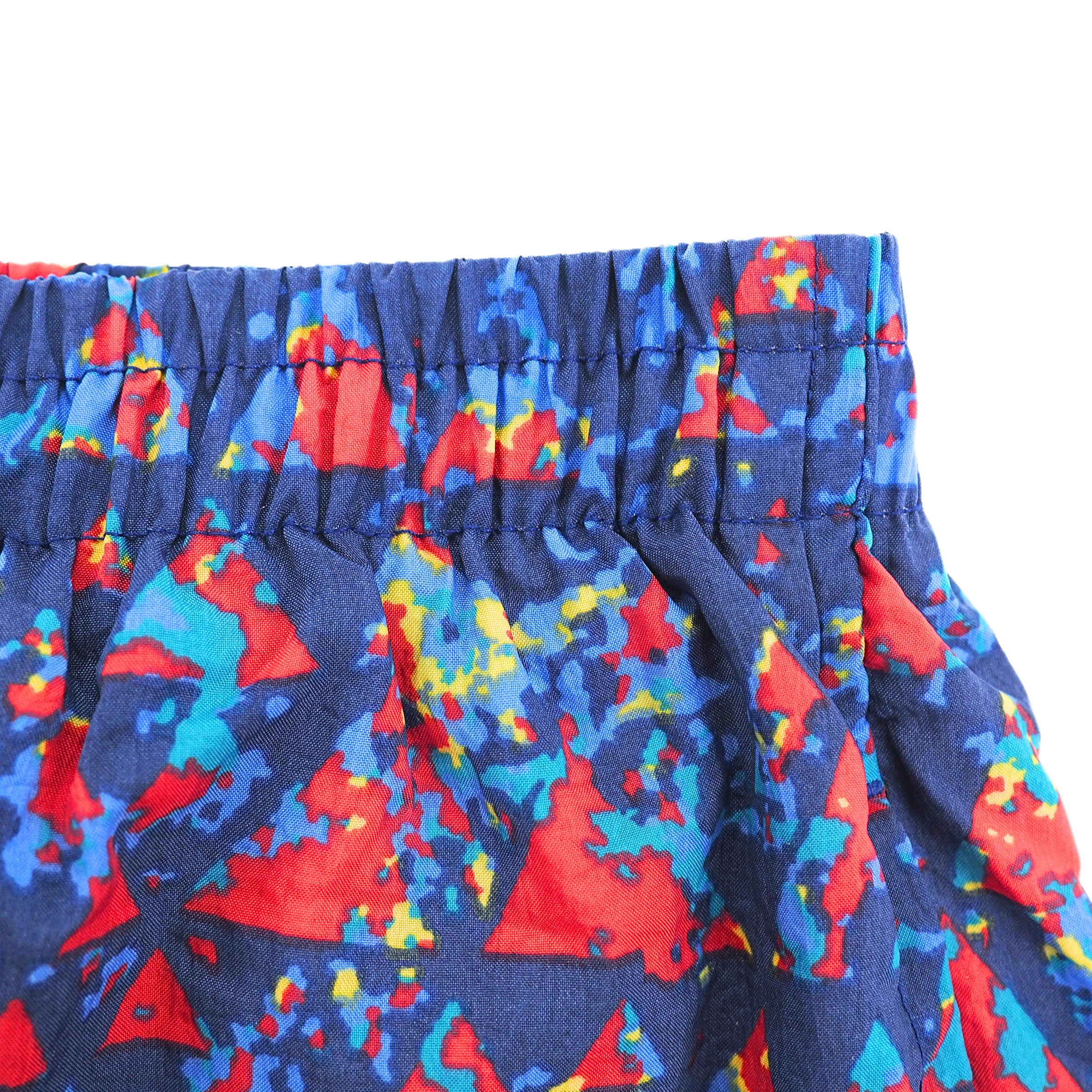 Nike ACG Geometric Print Nylon Shorts Multicolour Vintage 90s Large