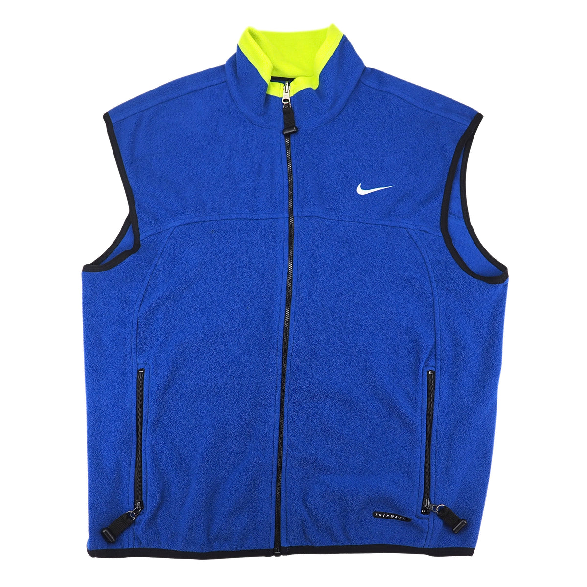 Nike ACG Vintage Therma-FIT Layer 2 Fleece Vest Royal Blue Volt XL