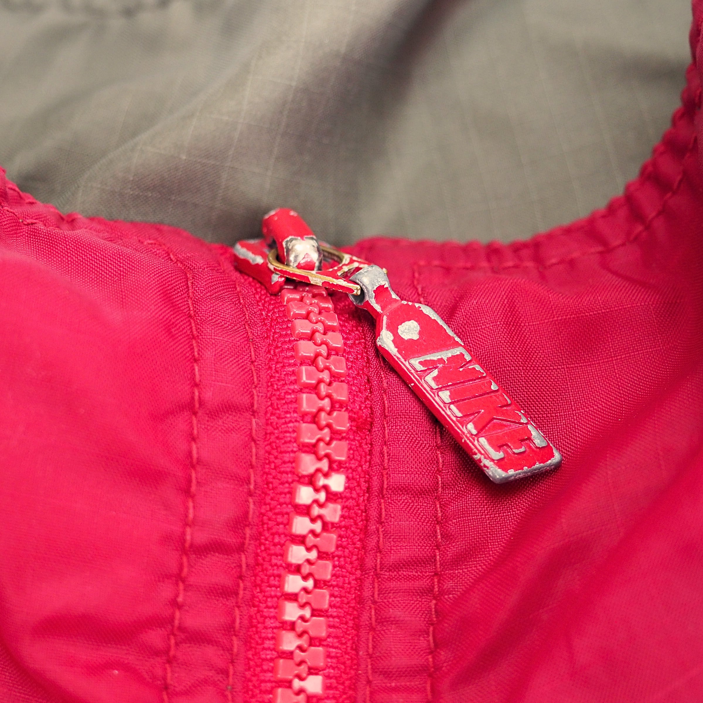 Nike Air Colour Block Full Zip Windbreaker Bred Jordan 90s Vintage Large