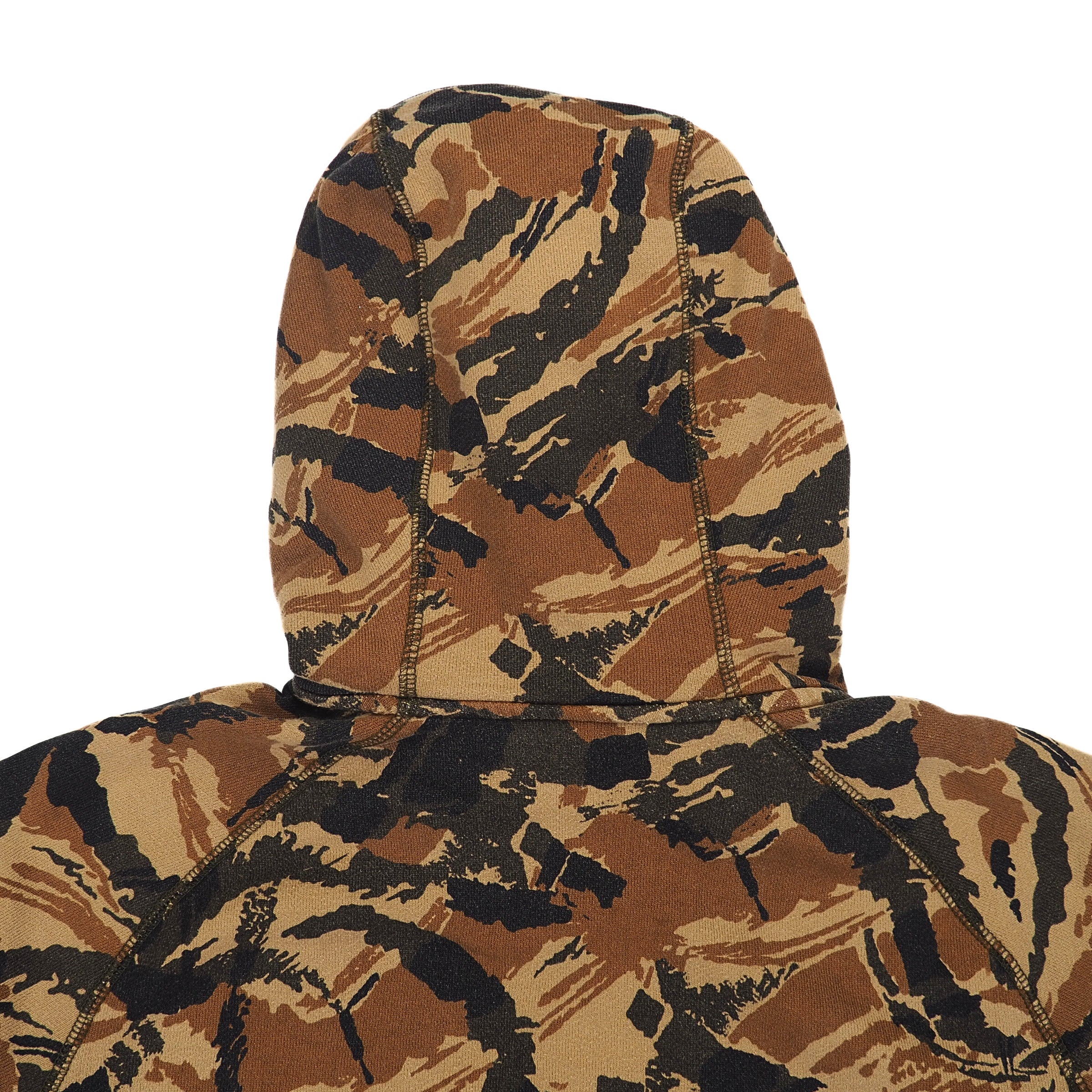 Nike Air Heritage Full-Zip Desert Camo Hoodie Dark Loden Flash Lime 547118-320 Mens Large