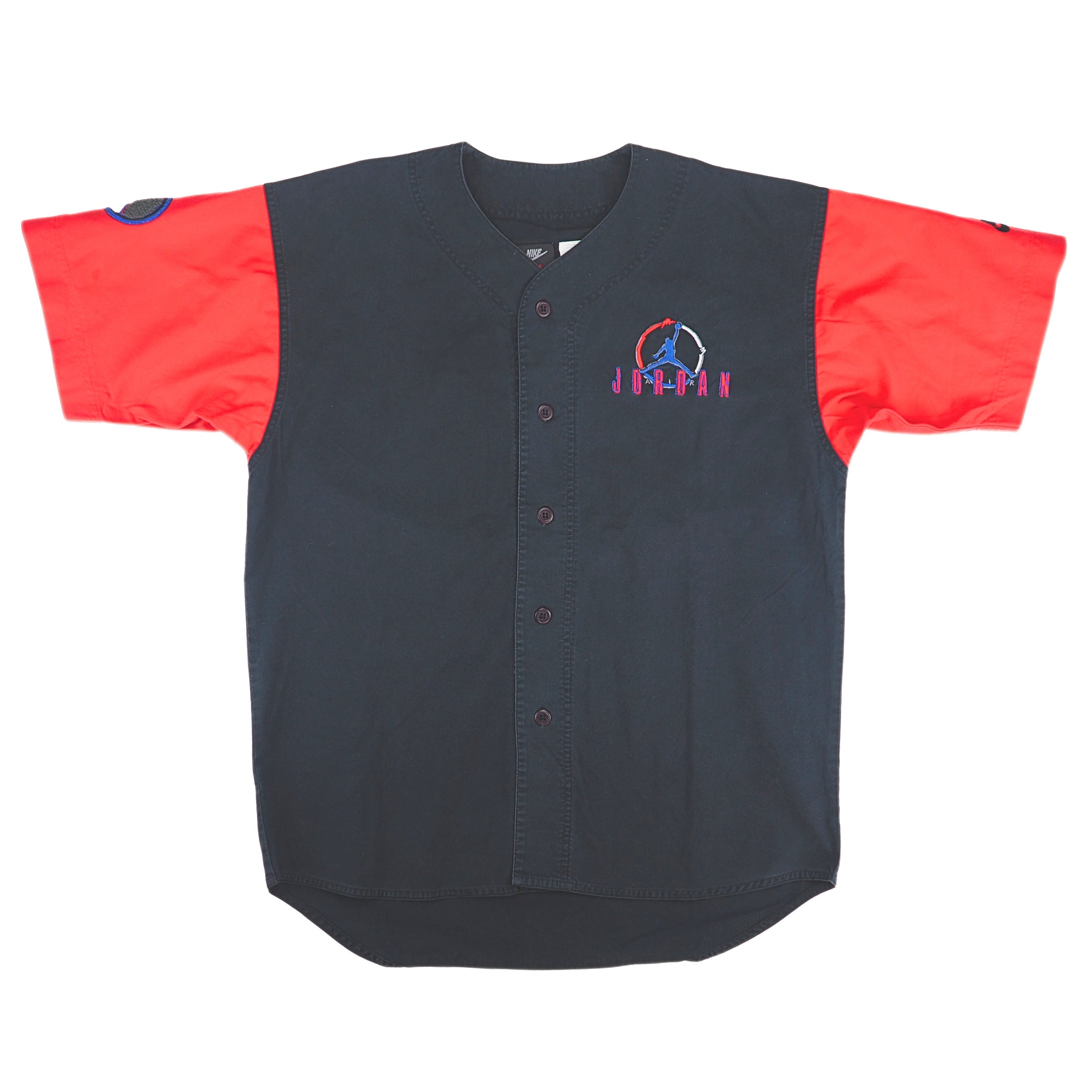Nike Air Jordan VIII Baseball Style Jersey Bred Vintage 90s Small