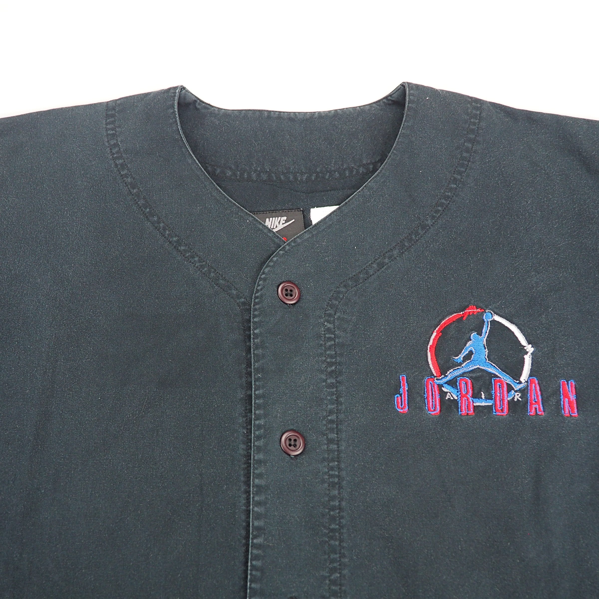 Nike Air Jordan VIII Baseball Style Jersey Bred Vintage 90s Small