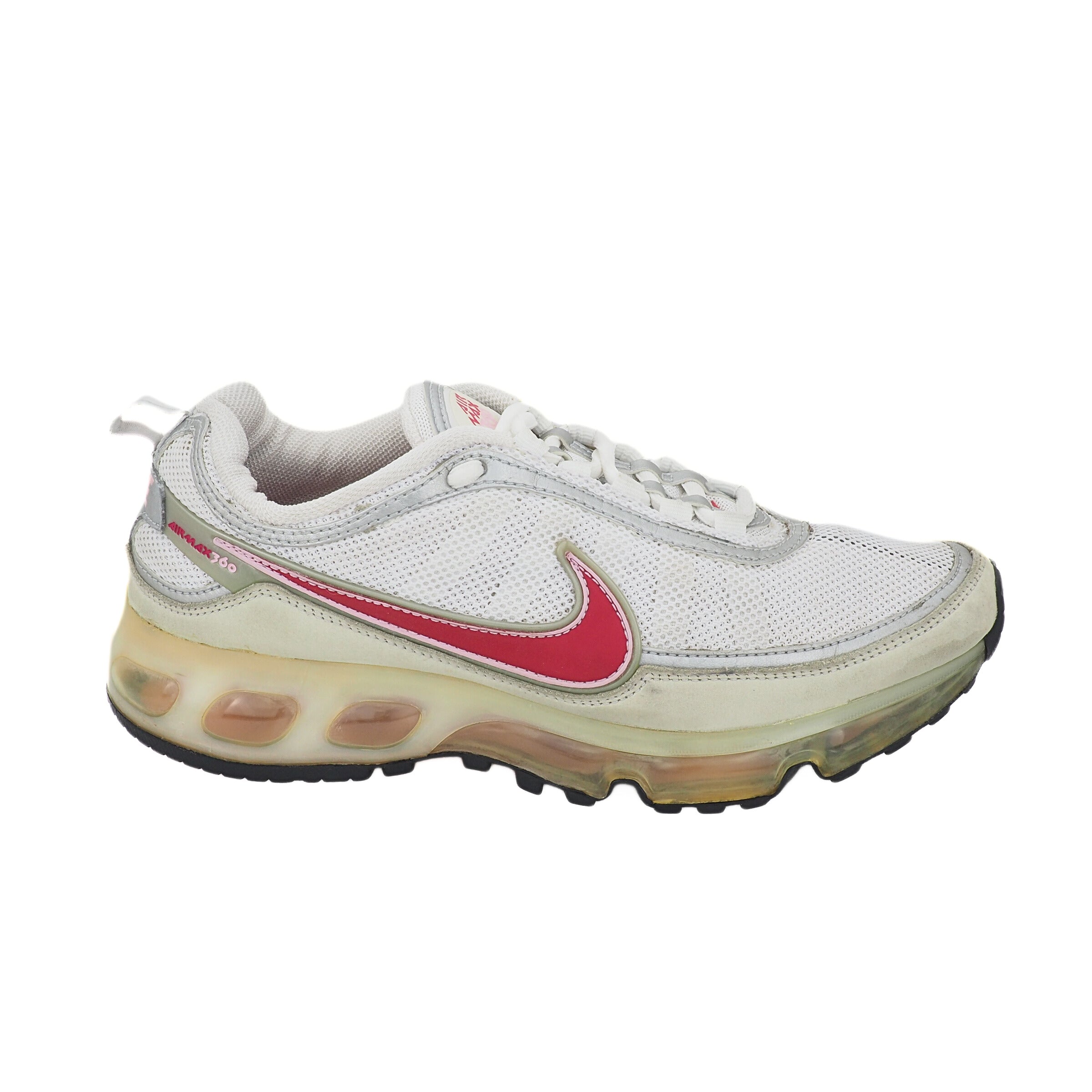 Nike Air Max 360 II 315410-161 White Pink Red Womens US 7.5