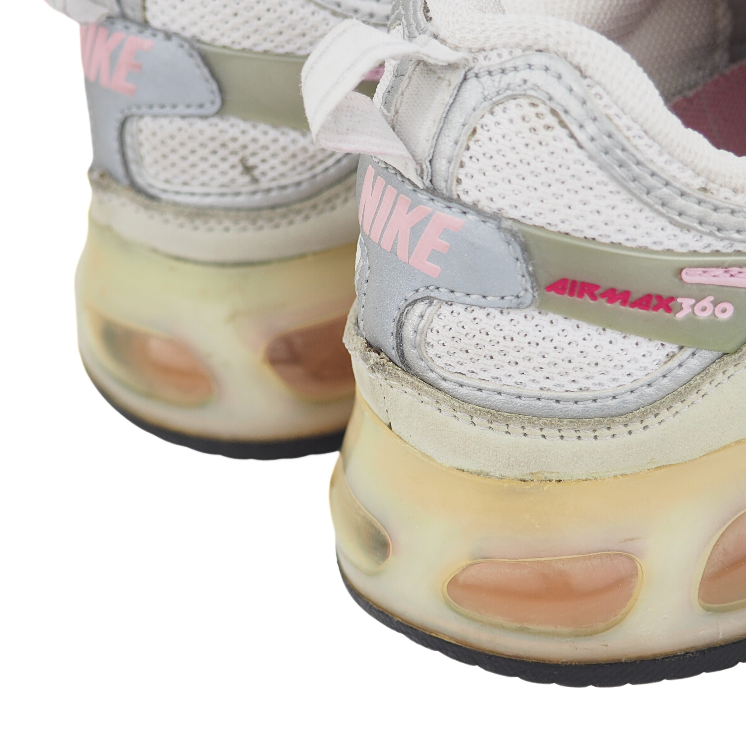 Nike Air Max 360 II 315410-161 White Pink Red Womens US 7.5