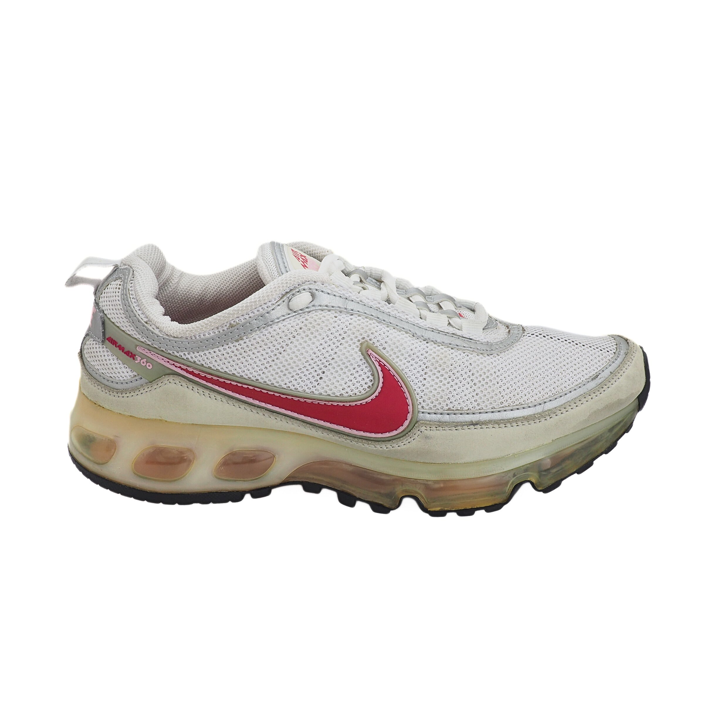 Nike Air Max 360 II 315410-161 White Pink Red Womens US 7.5