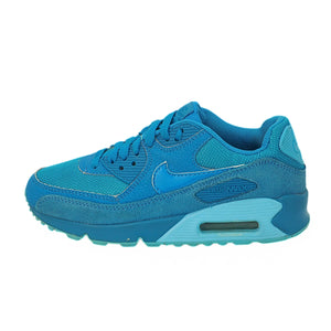 Nike Air Max 90 Premium Light Blue Lacquer 443817-401 Womens US 6.5