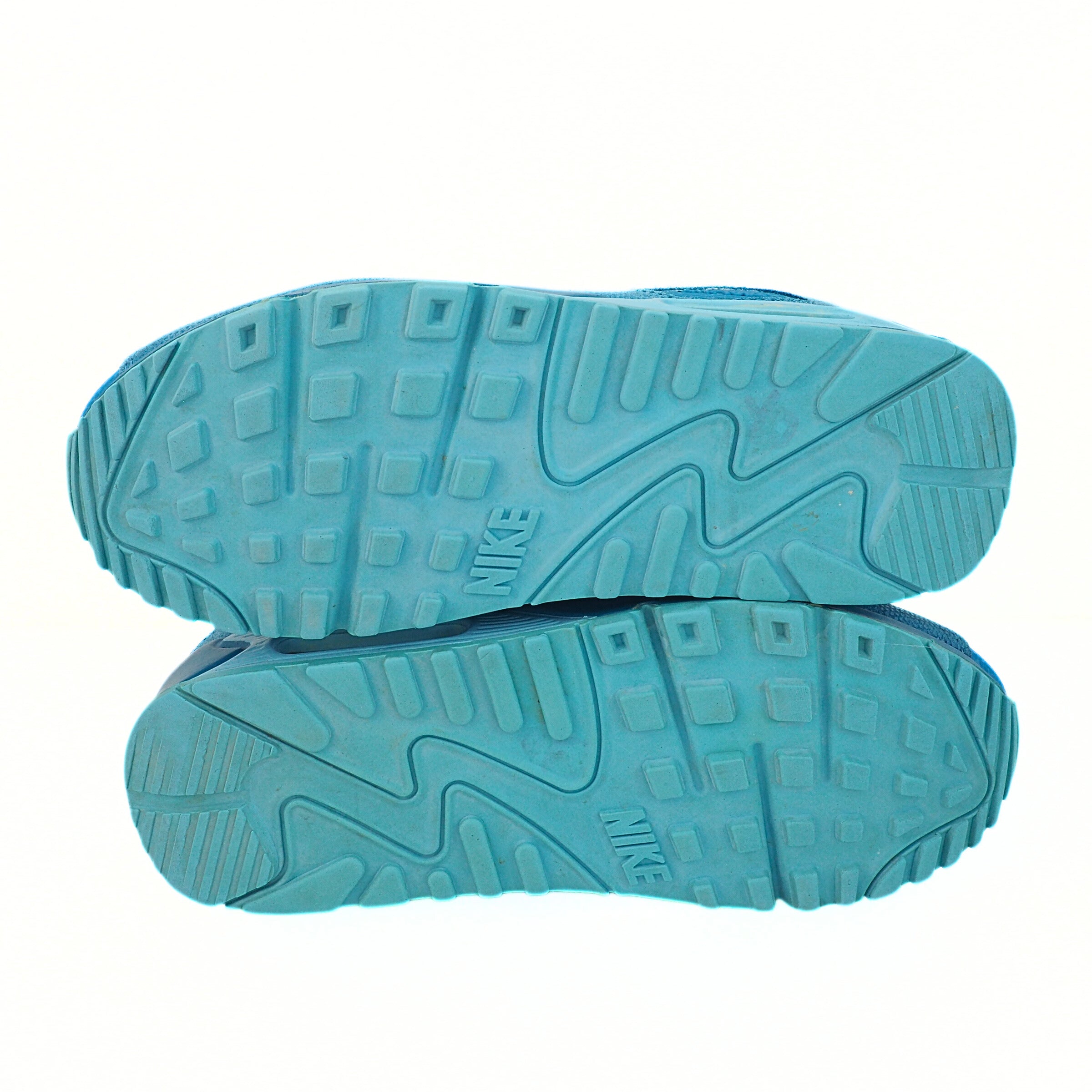 Nike Air Max 90 Premium Light Blue Lacquer 443817-401 Womens US 6.5
