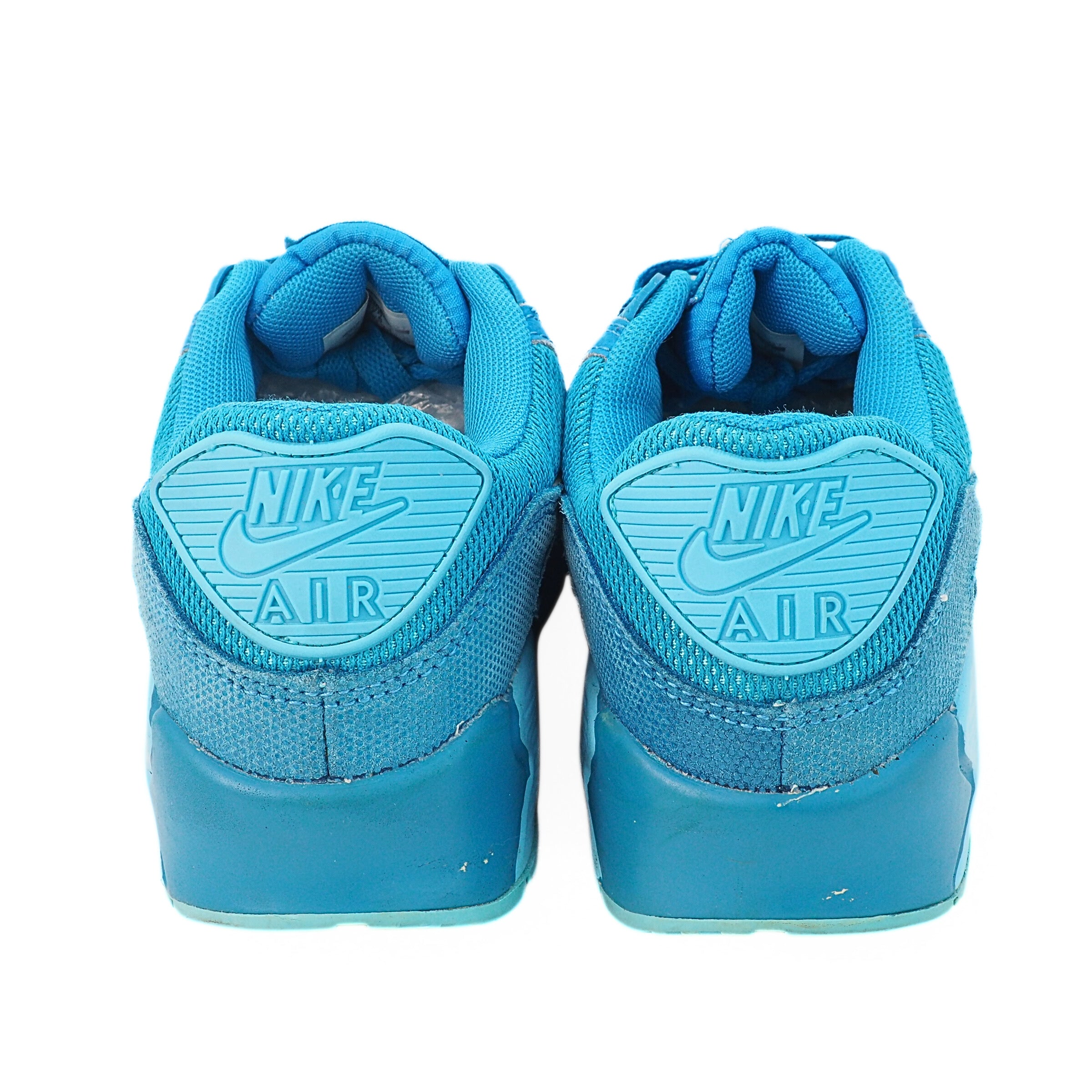 Nike Air Max 90 Premium Light Blue Lacquer 443817-401 Womens US 6.5