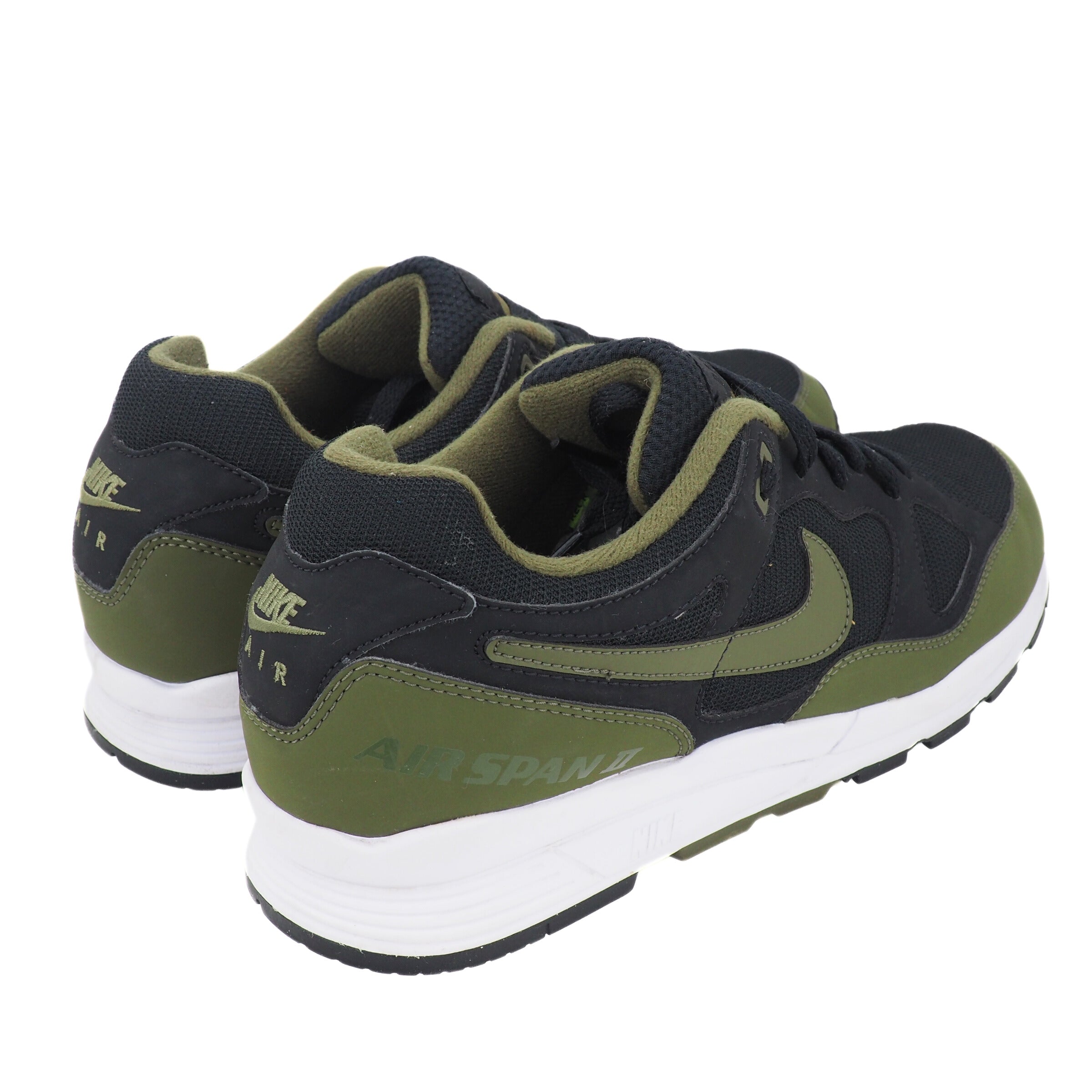 Nike Air Span 2 AH8047-011 Black Olive Canvas Mens US 10