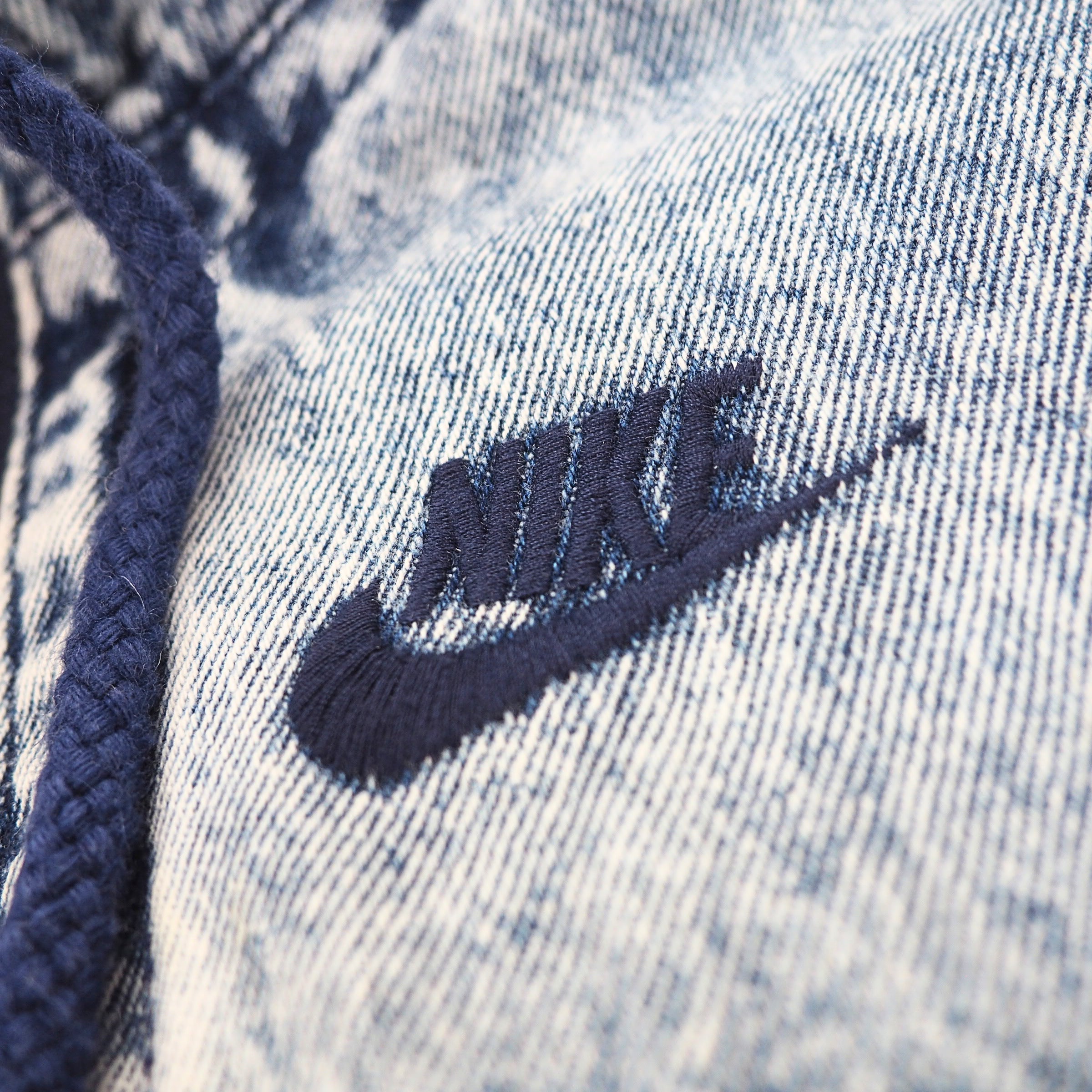 Nike Andre Agassi Challenge Court Acid Wash Denim Jacket Vintage 90s Large