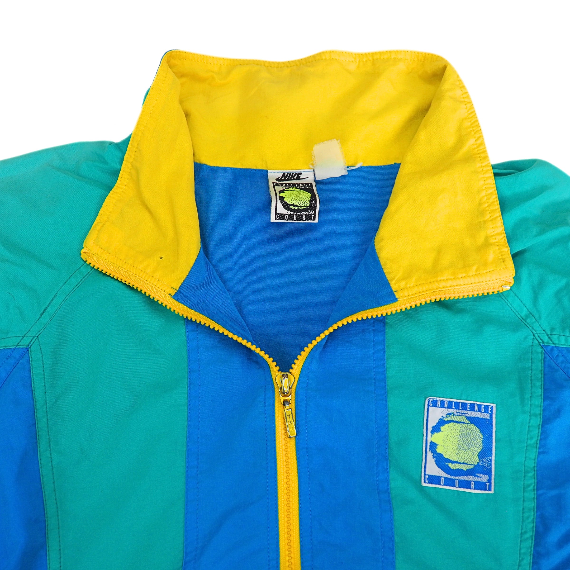 Nike Andre Agassi Challenge Court Tennis Windbreaker Jacket Vintage 90s Large