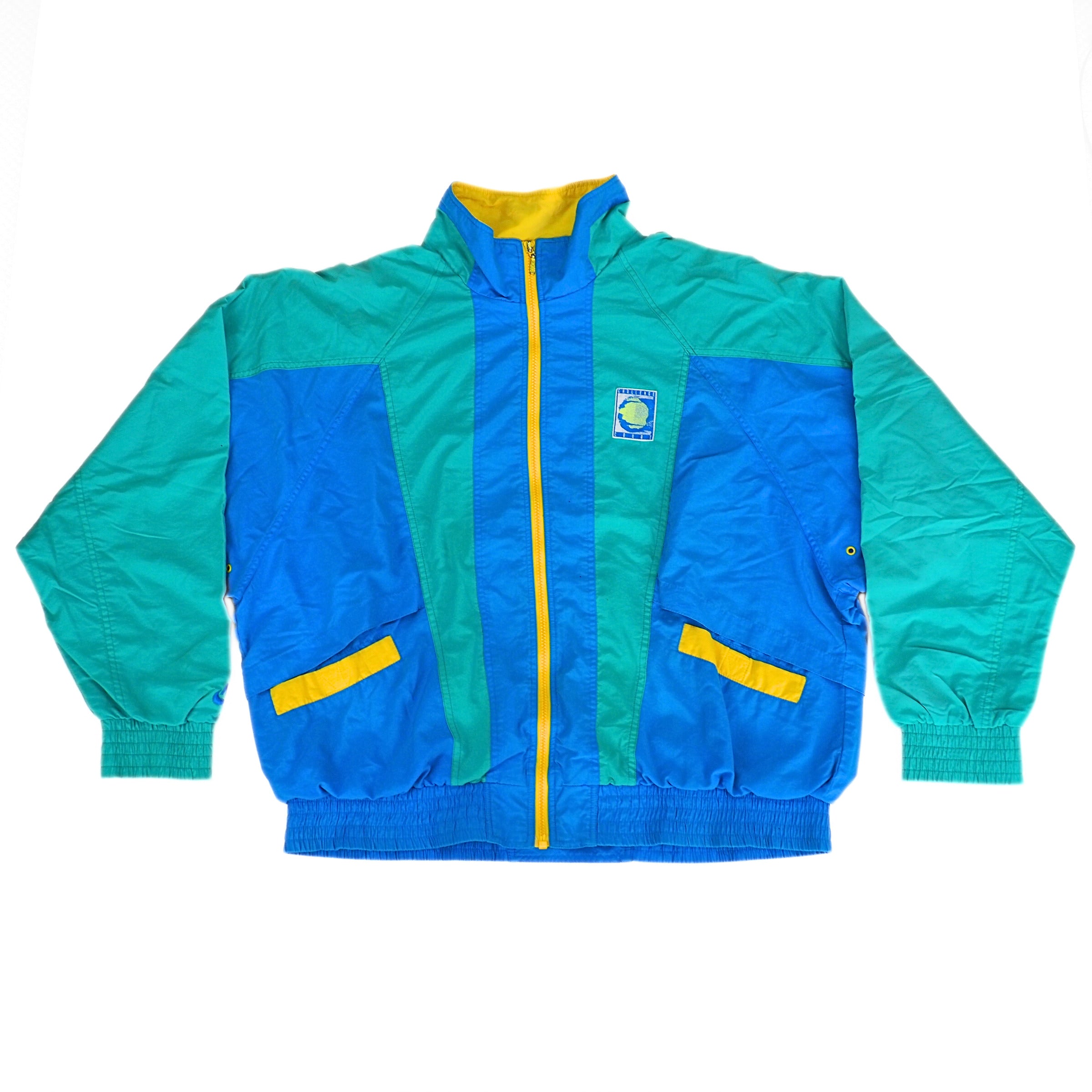 Nike Andre Agassi Challenge Court Tennis Windbreaker Jacket Vintage 90s Large