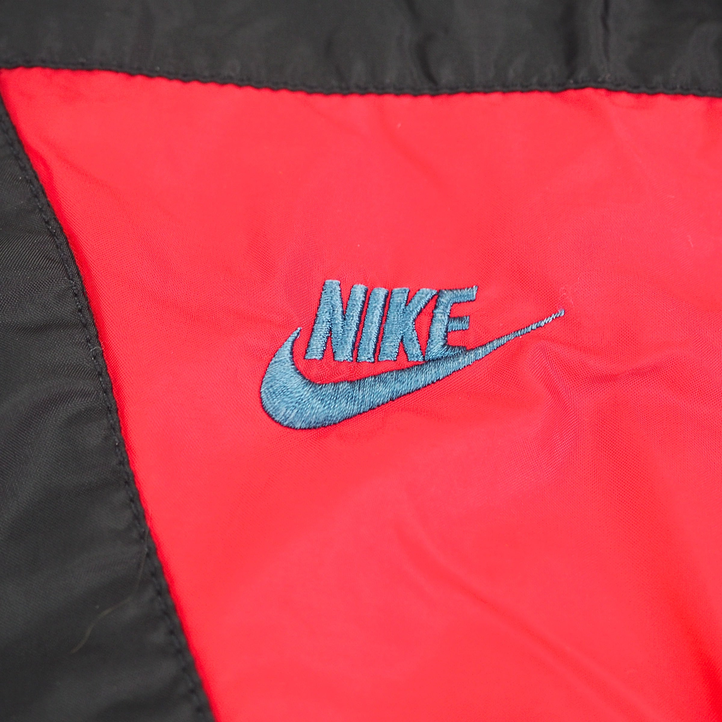 Nike Colour Block Full Zip Windbreaker Jacket Vintage 90s Large