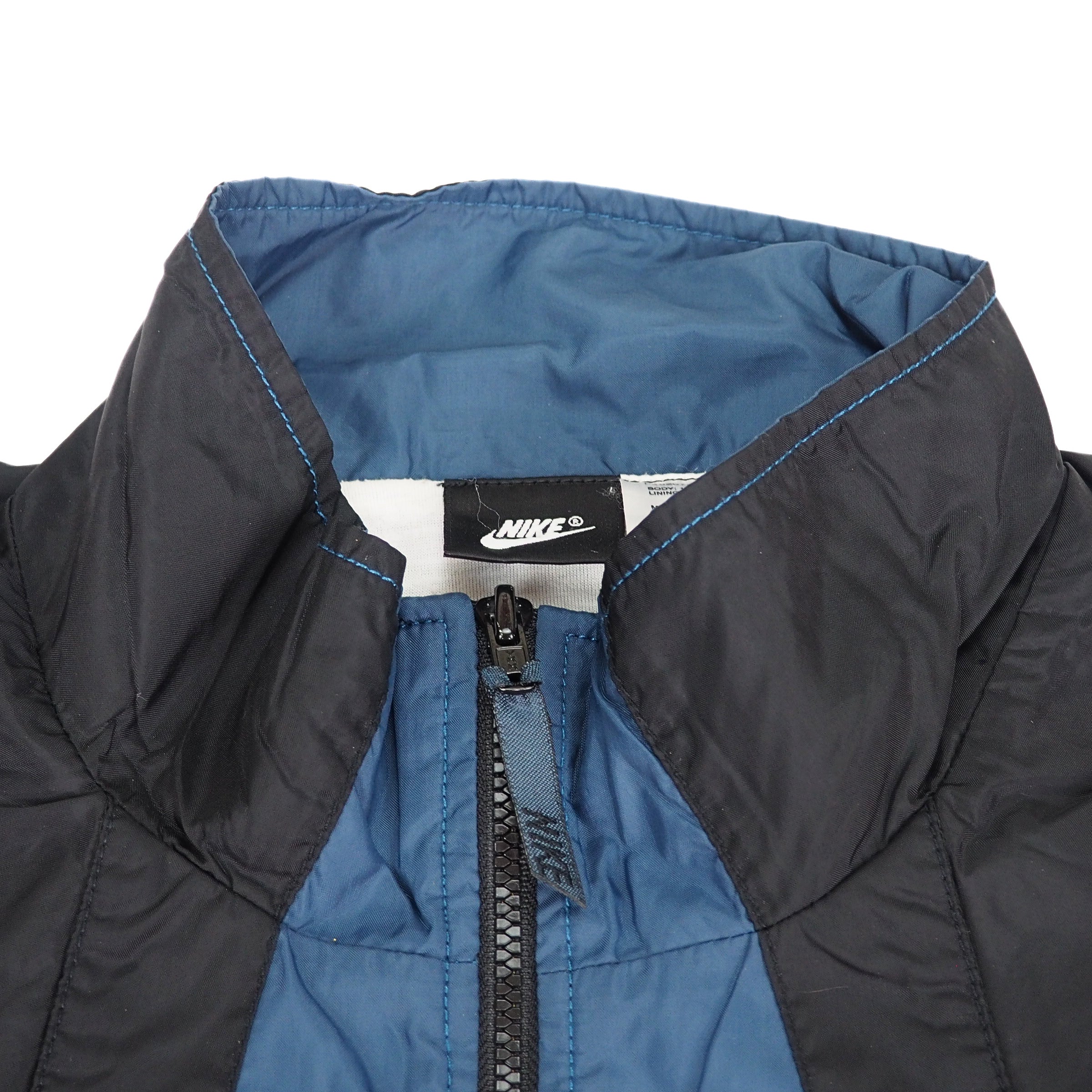Nike Colour Block Full Zip Windbreaker Jacket Vintage 90s Large