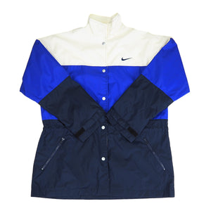 Nike Colour Block Mini Swoosh Coaches Windbreaker Jacket Vintage 90s Medium