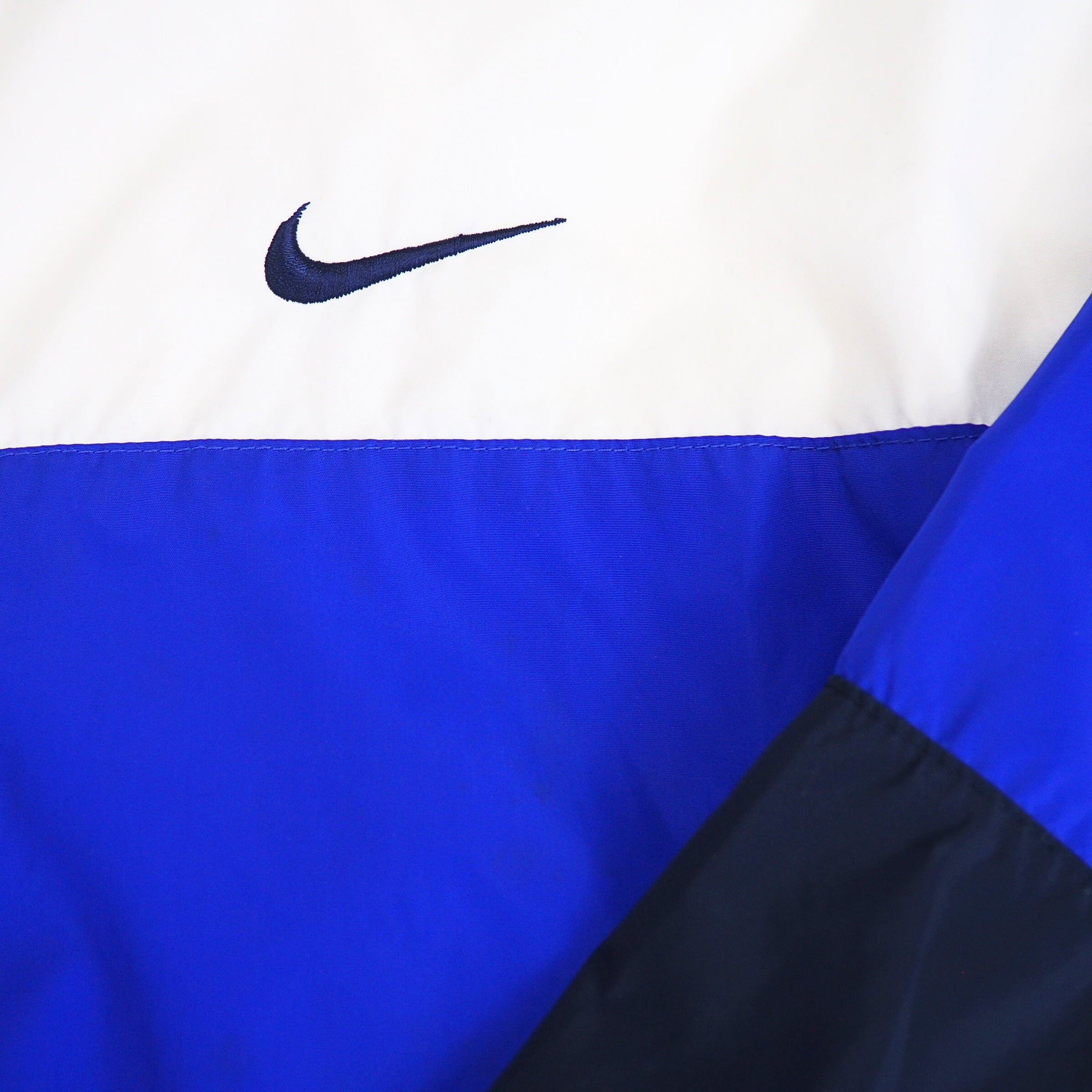 Nike Colour Block Mini Swoosh Coaches Windbreaker Jacket Vintage 90s Medium