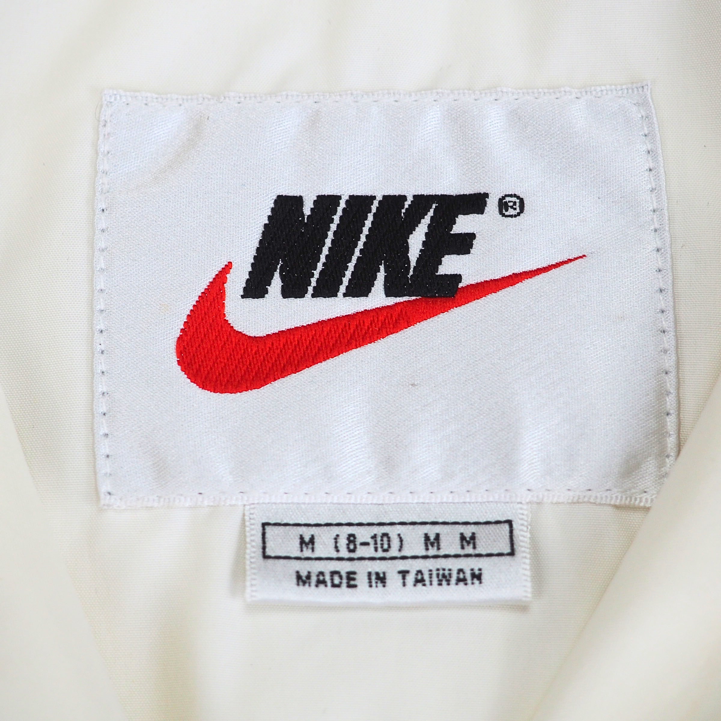 Nike Colour Block Mini Swoosh Coaches Windbreaker Jacket Vintage 90s Medium
