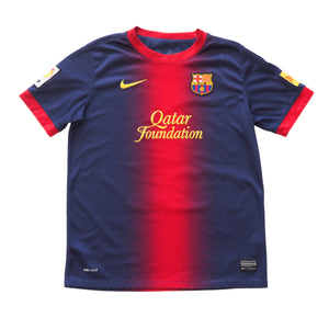 Nike Dri-Fit 12/13 FC Barcelona Soccer Jersey Vintage Youth Large