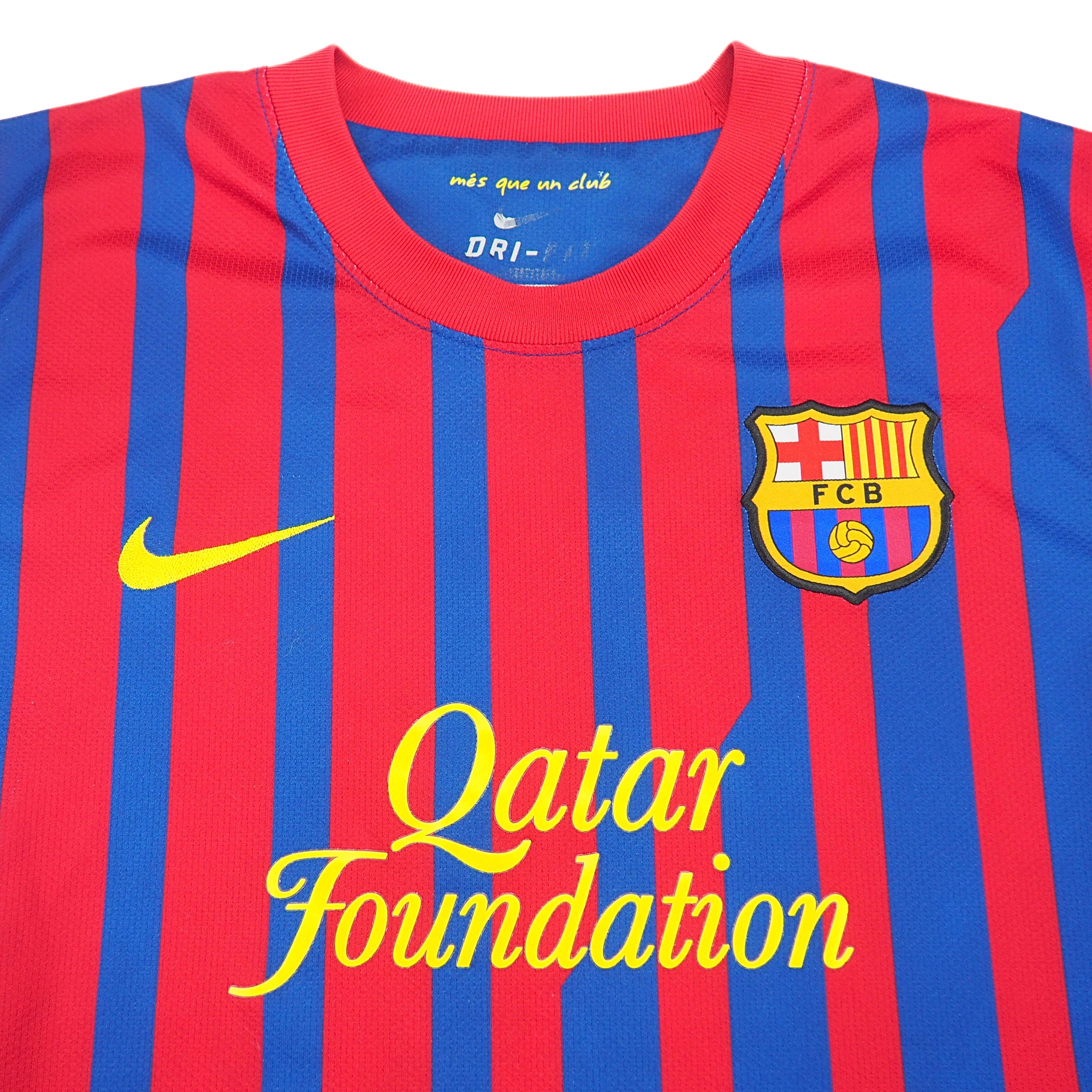 Nike Dri-Fit 2011-12 FC Barcelona Sleeveless Soccer Jersey Vintage Medium