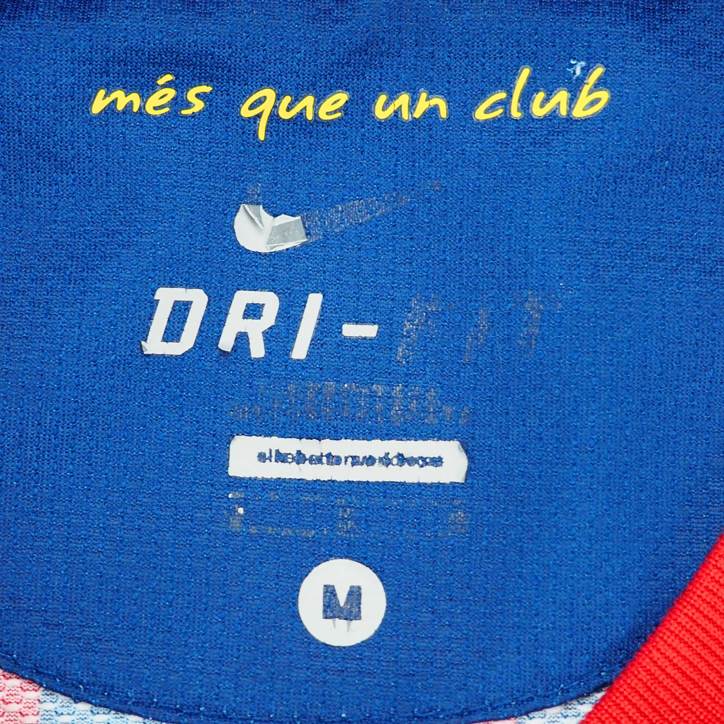 Nike Dri-Fit 2011-12 FC Barcelona Sleeveless Soccer Jersey Vintage Medium
