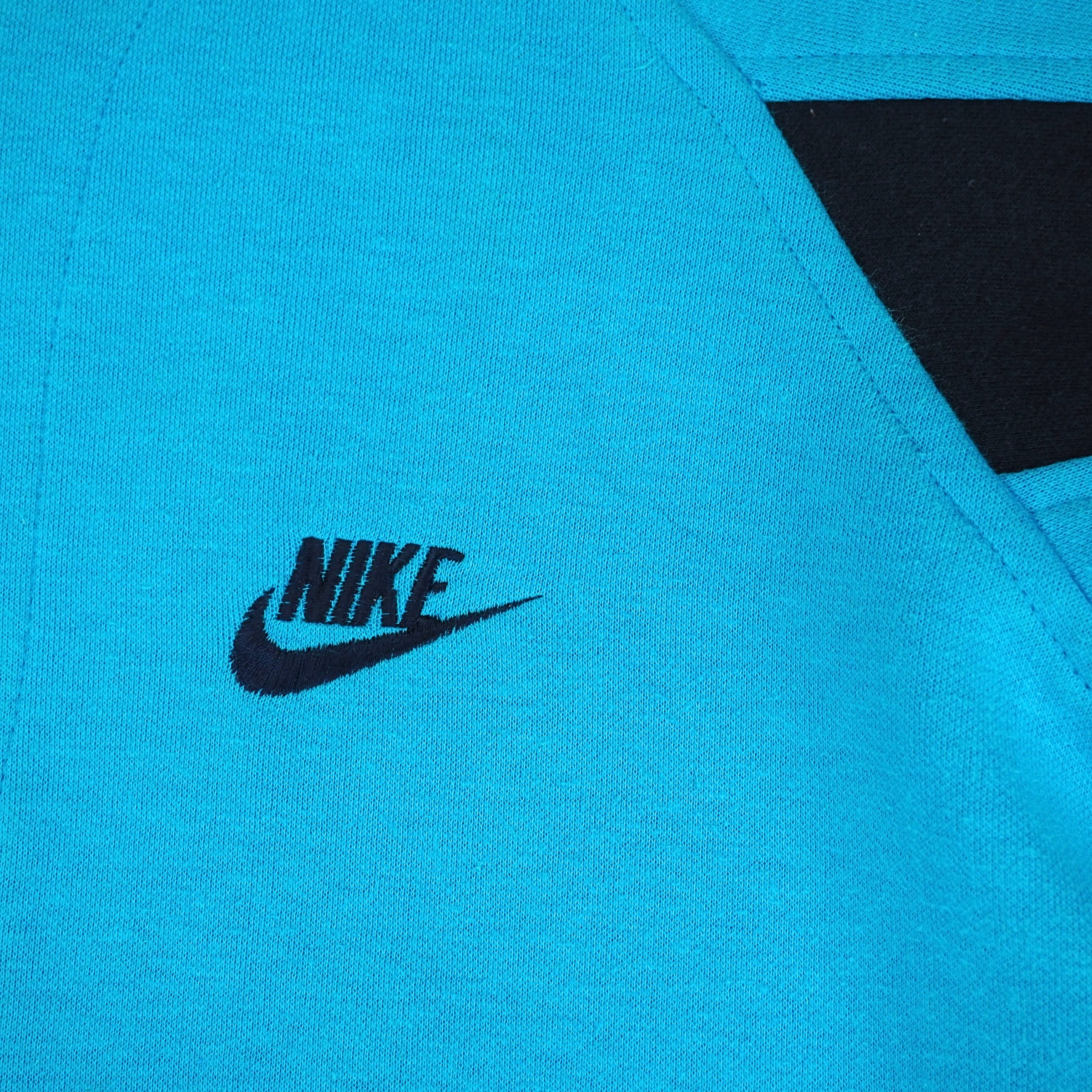 Nike Full Zip Track Jacket Vintage 80s 90s Laser Blue Large