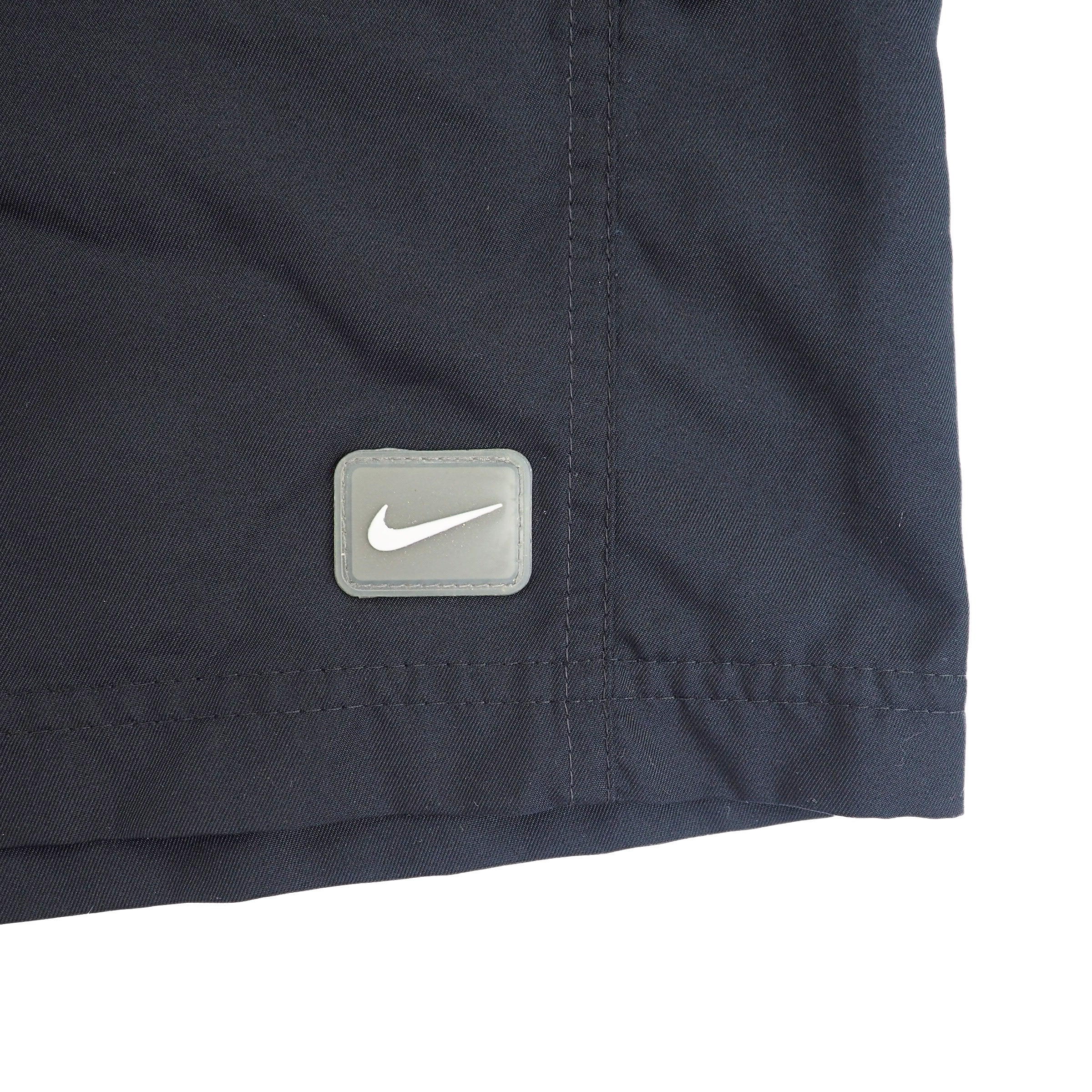 Nike Silver Tag Board Shorts Black Grey Vintage Y2K Large