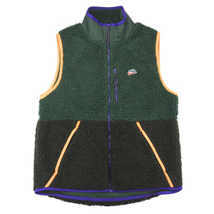 Nike Sportswear Heritage Sherpa Vest Galactic Jade Sequoia Kumquat L