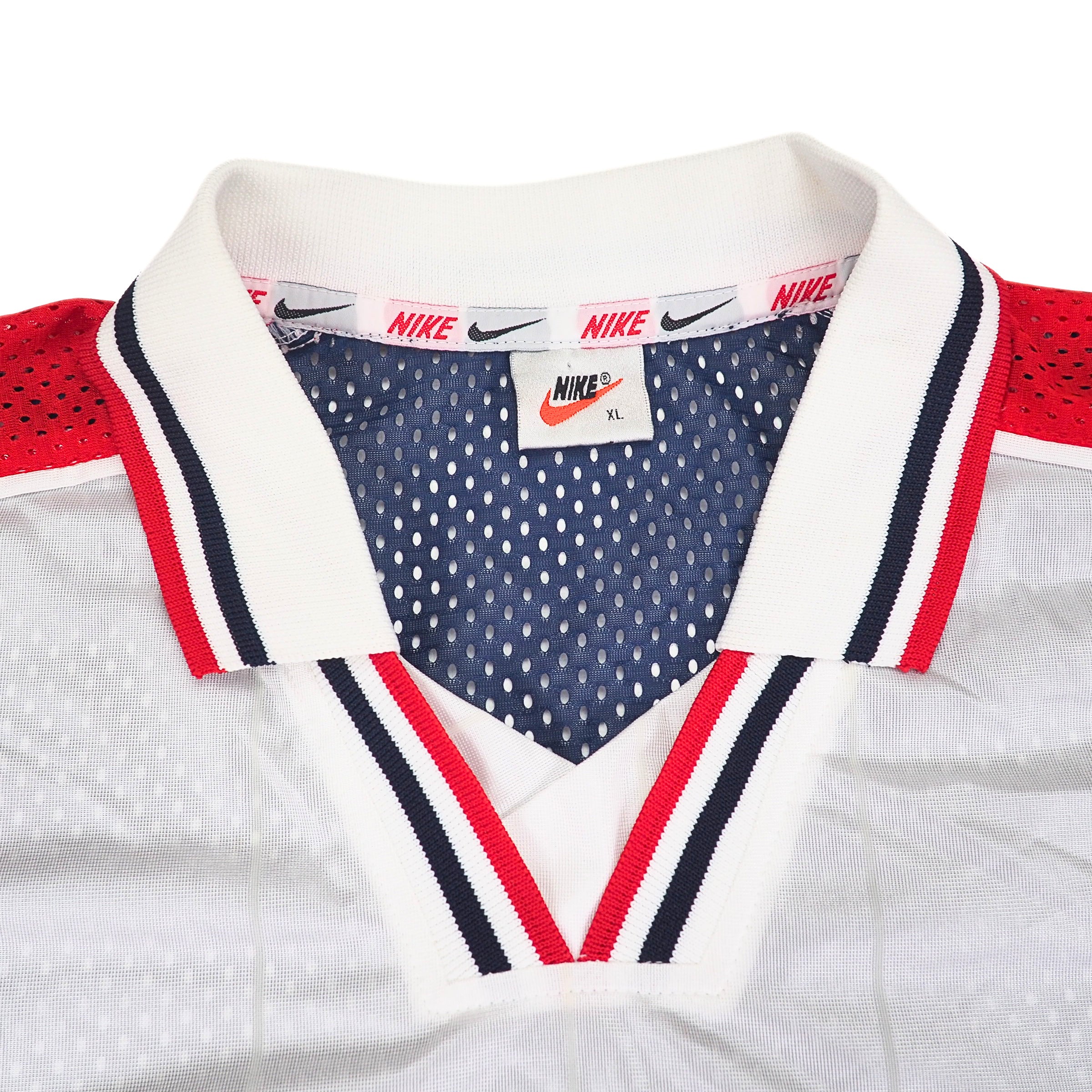 Nike Team Sports Mesh Soccer Jersey Team USA Vintage 90s Men's XL