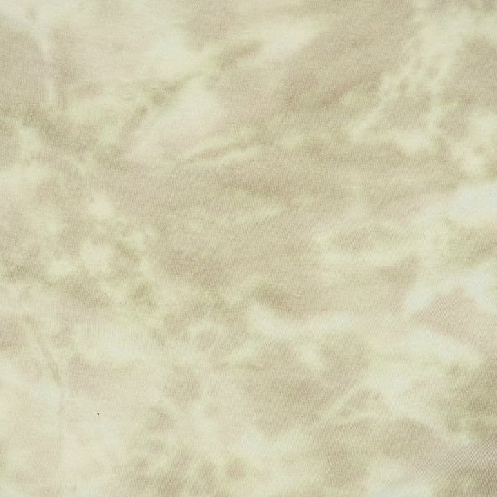 Detail of a tie dye pattern on a cotton t-shirt