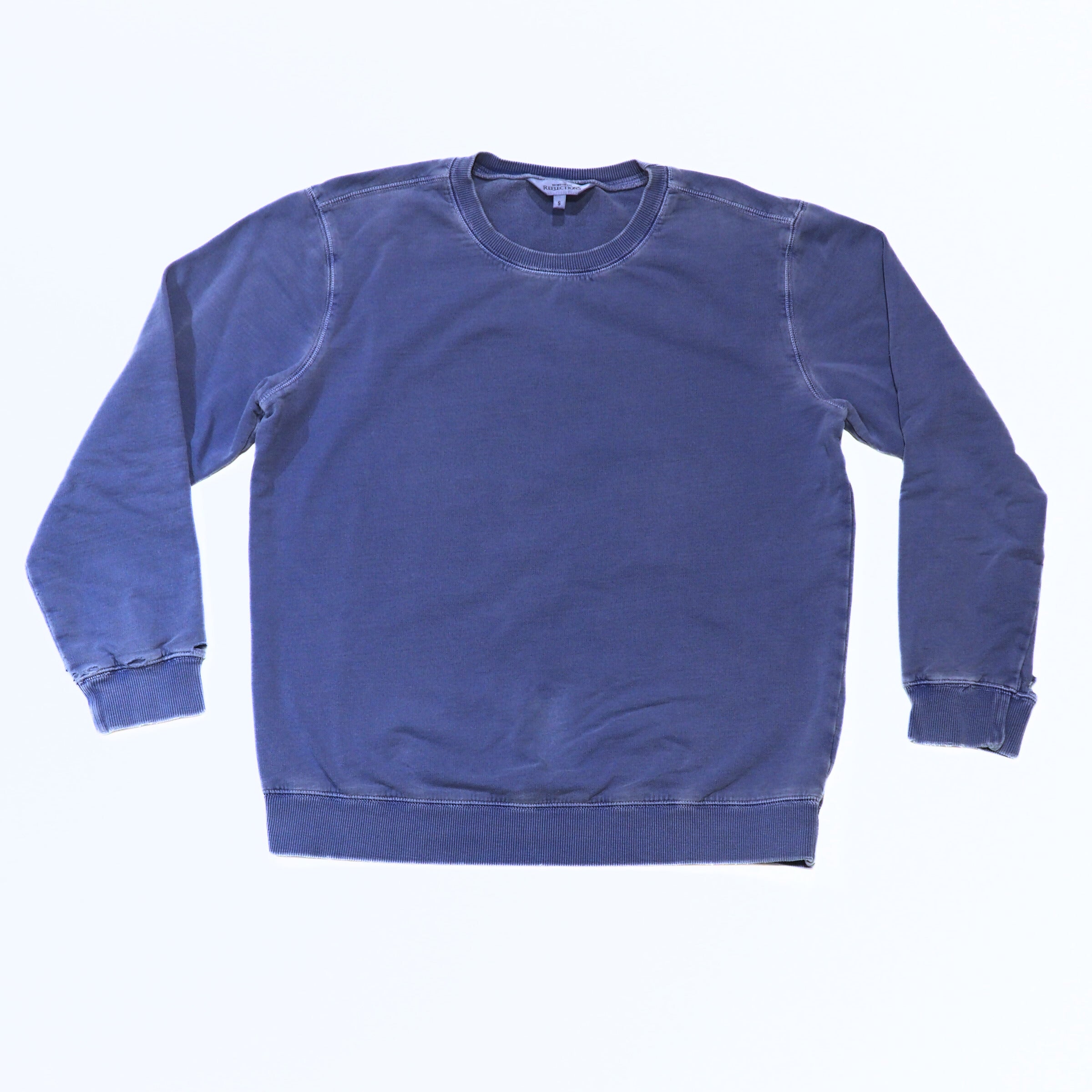 Northern Reflections Vintage Sun Bleached Crewneck Sweater Blue Womens Small