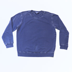 Northern Reflections Vintage Sun Bleached Crewneck Sweater Blue Womens Small