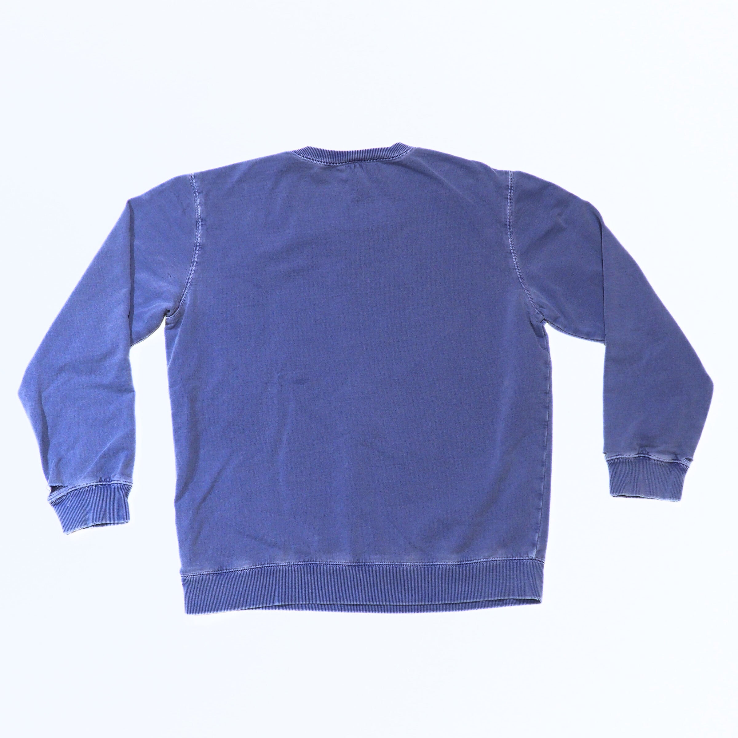 Northern Reflections Vintage Sun Bleached Crewneck Sweater Blue Womens Small