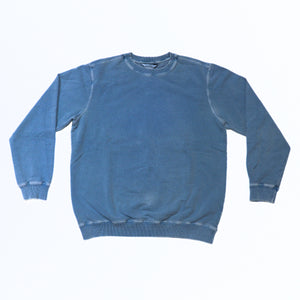 Northern Reflections Vintage Sun Bleached Crewneck Sweater Teal Womens Small