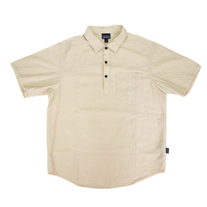 Patagonia Seeresucker Oragnic Cotton Short Sleeved Shirt Striped Medium