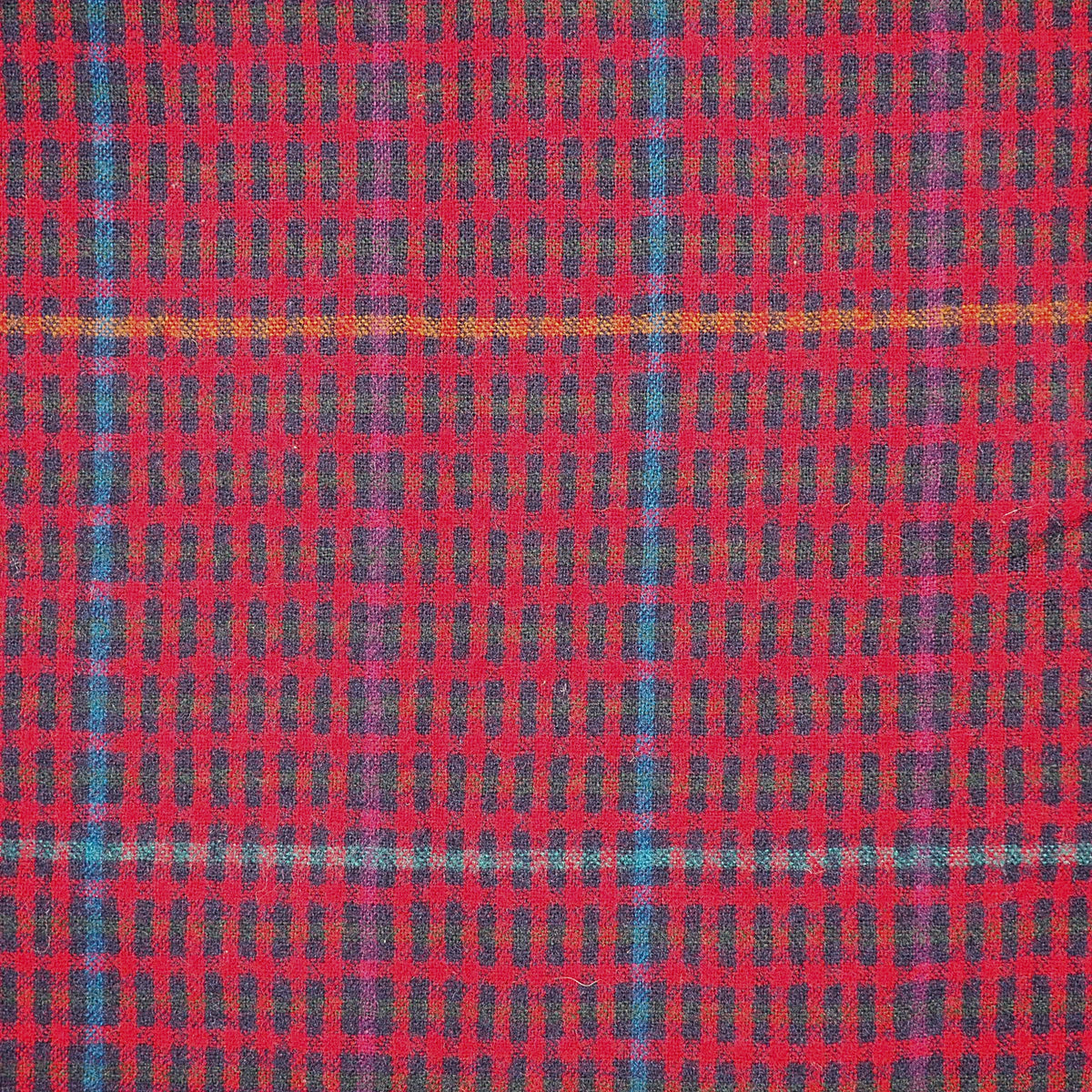 Pendleton Vintage 90s Virgin Wool Shirt Red Navy Check Elbow Patches Made in USA L