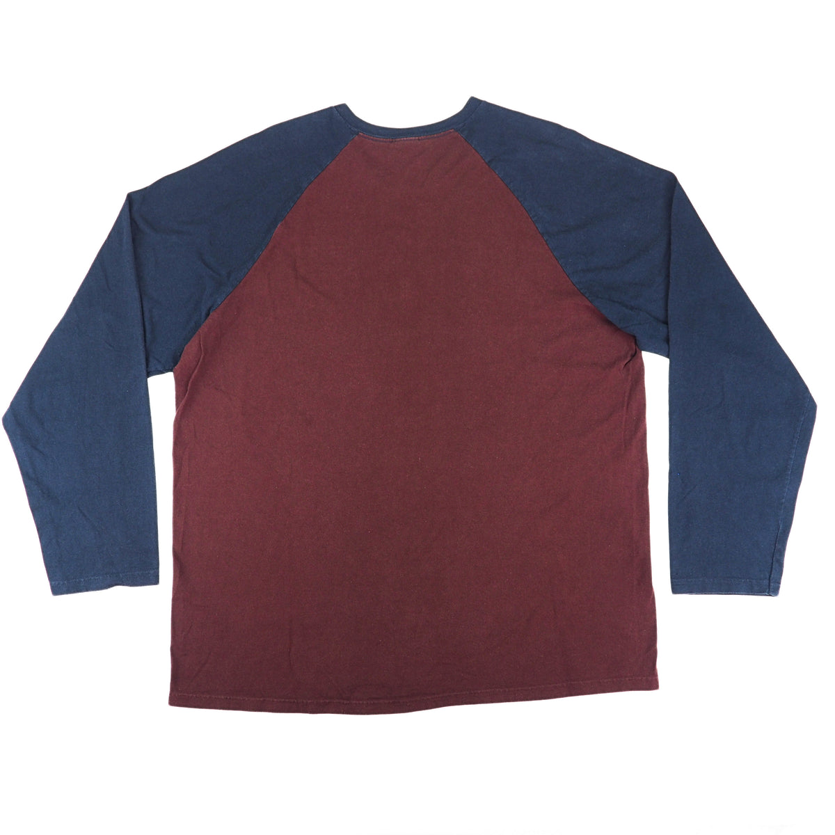 Polo Jeans Ralph Lauren PRL 67 Raglan Long Sleeve Tee Burgundy Navy XL
