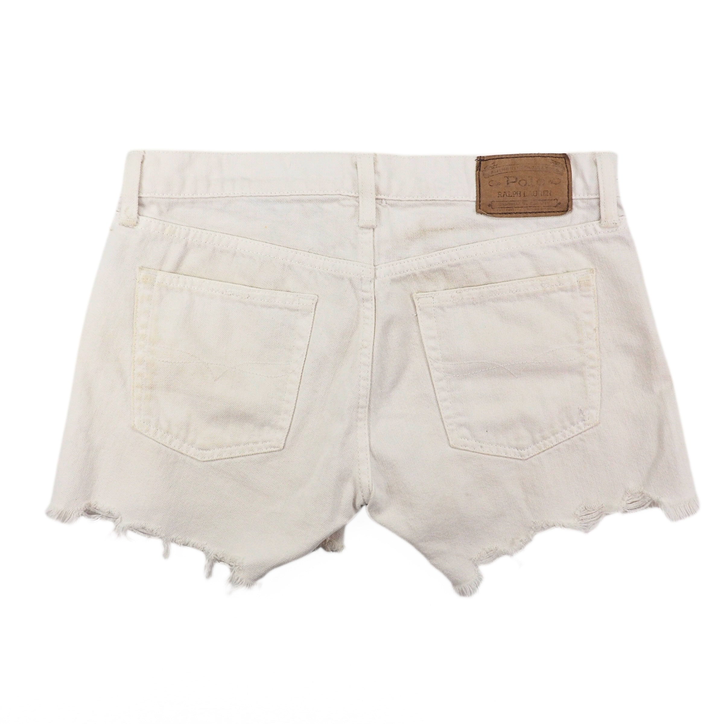 Polo by Ralph Lauren Crosby White Denim Jean Shorts 2018 W28