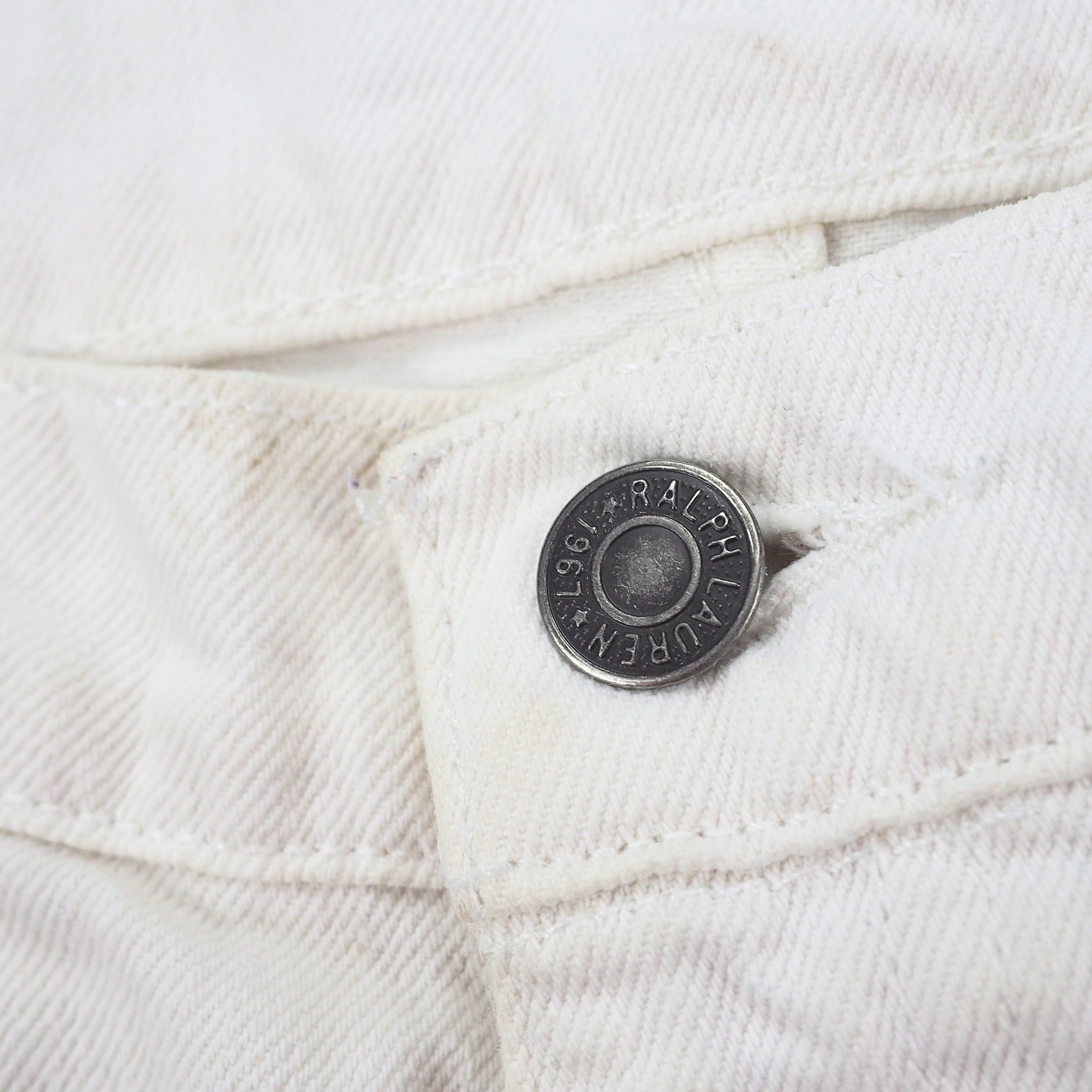 Polo by Ralph Lauren Crosby White Denim Jean Shorts 2018 W28