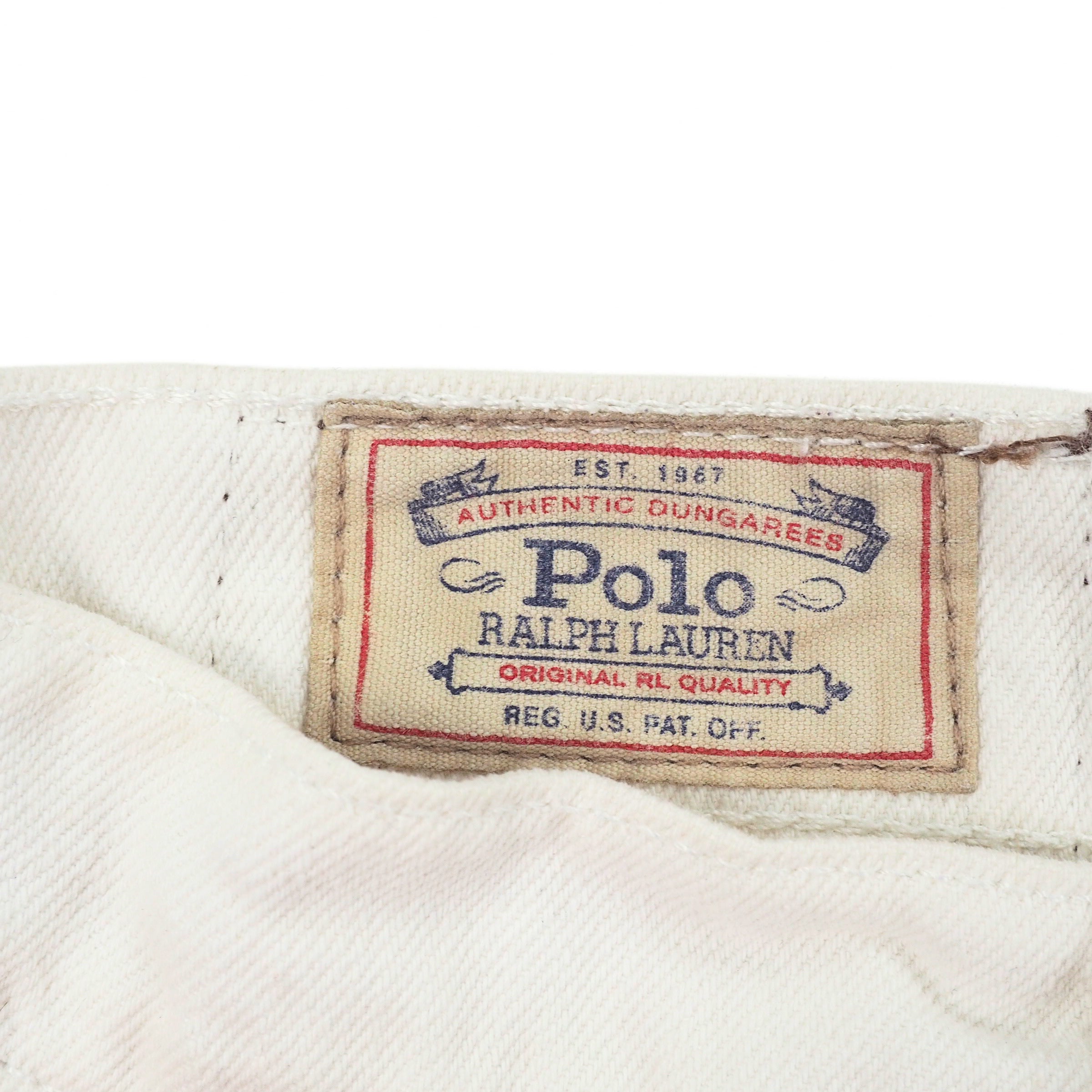 Polo by Ralph Lauren Crosby White Denim Jean Shorts 2018 W28