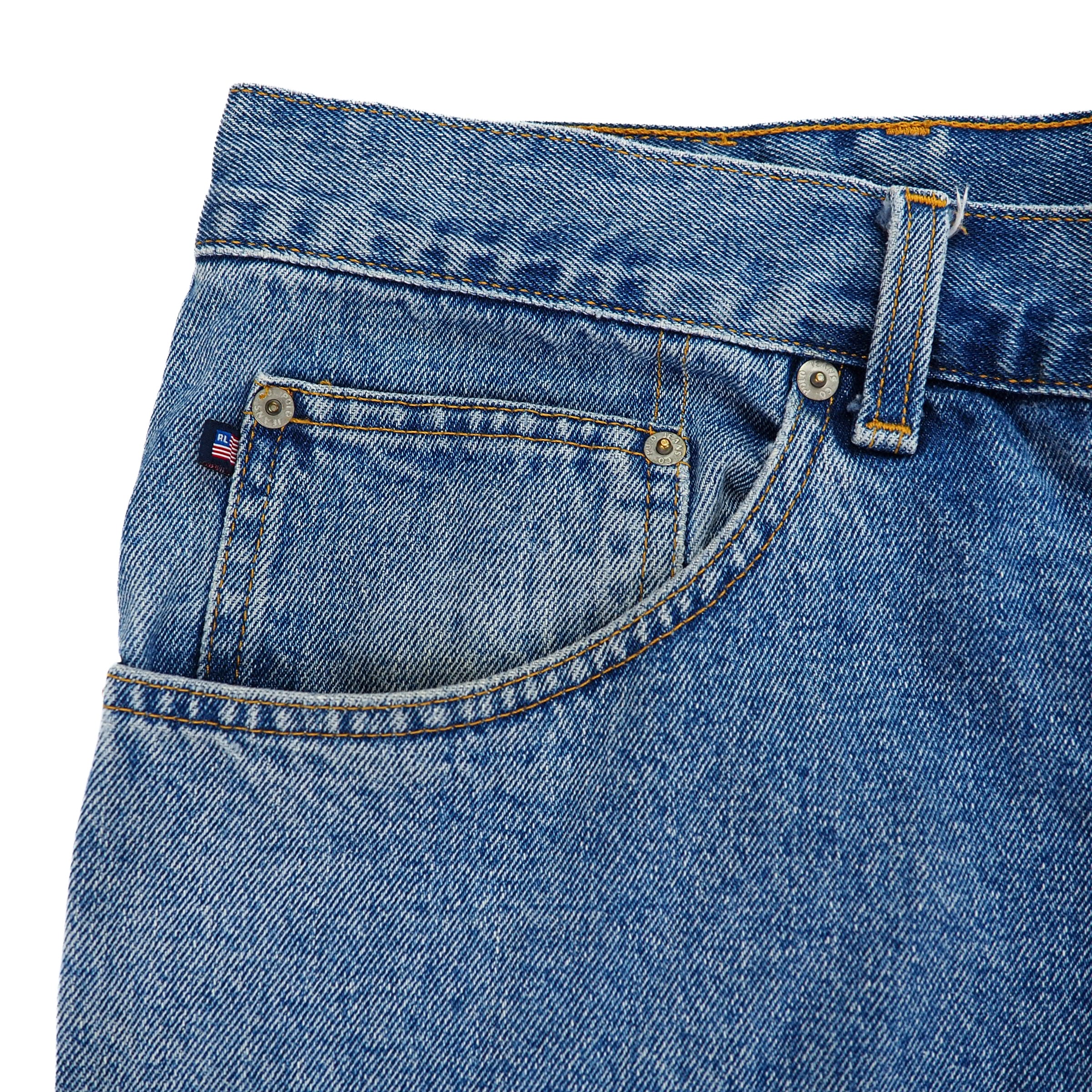 Polo by Ralph Lauren Relaxed Fit Blue Denim Jeans Vintage 90s W46 L30