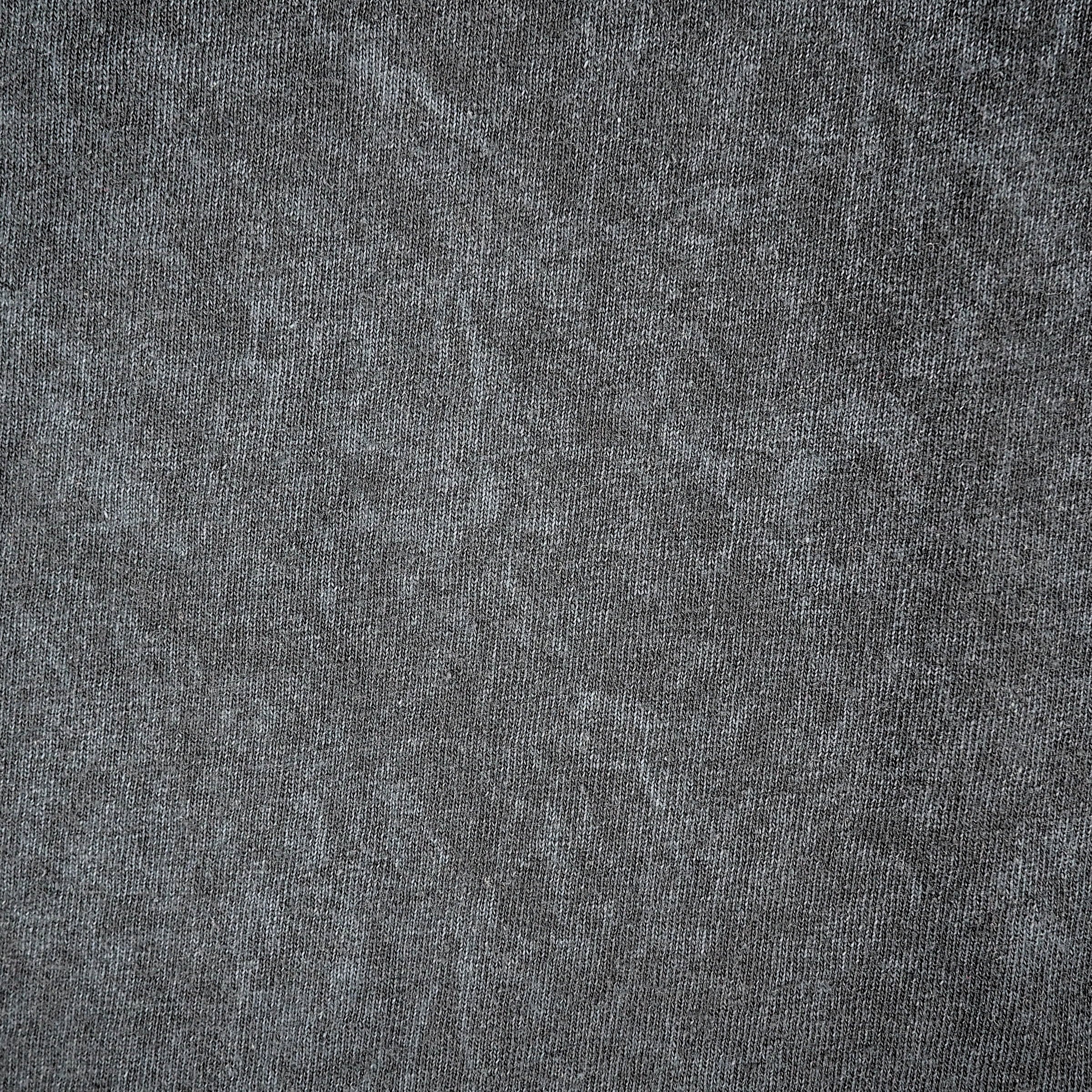 Close up of a grey cotton fabric texture