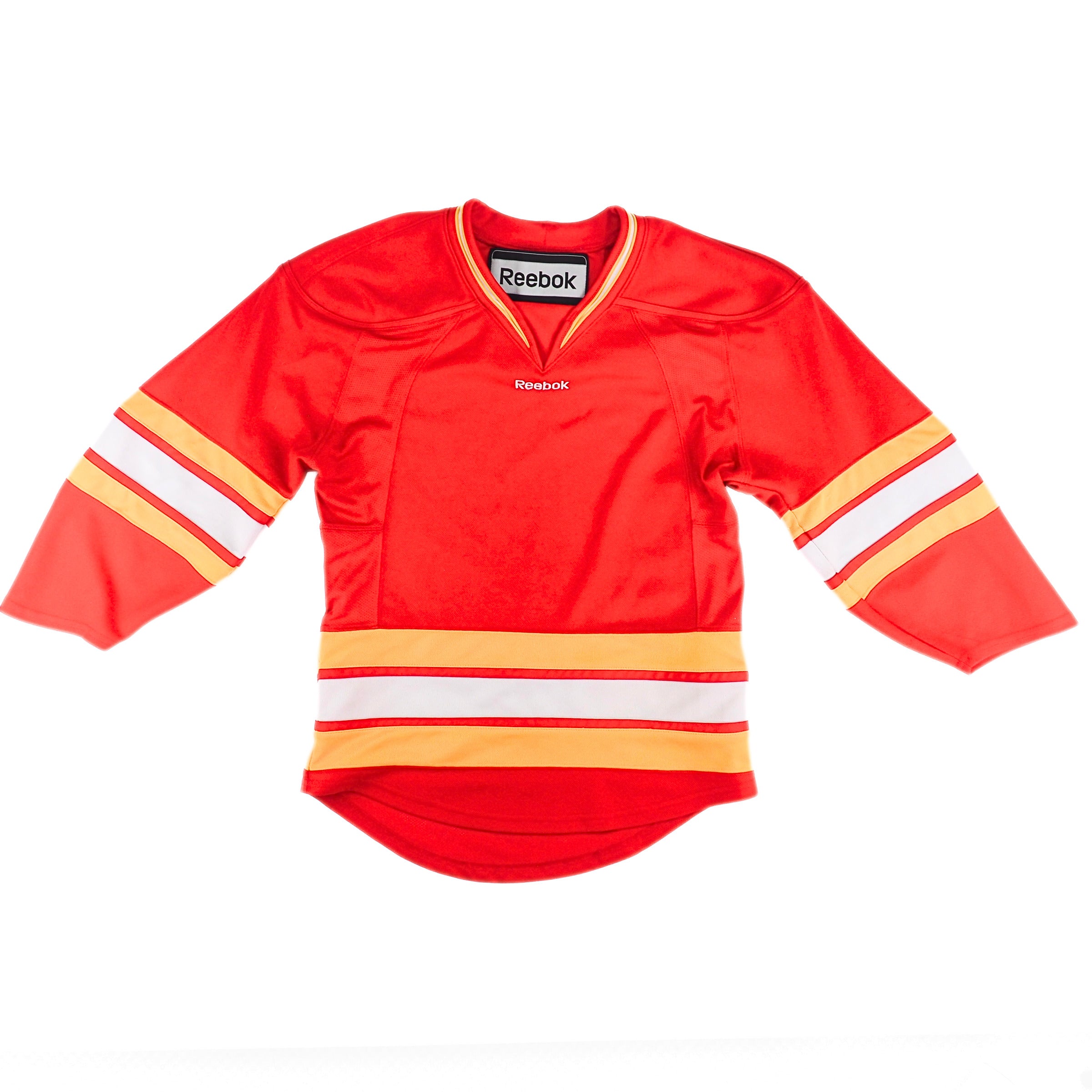 Reebok Calgary Flames NHL Practice Jersey Blank Vintage Y2K S/M